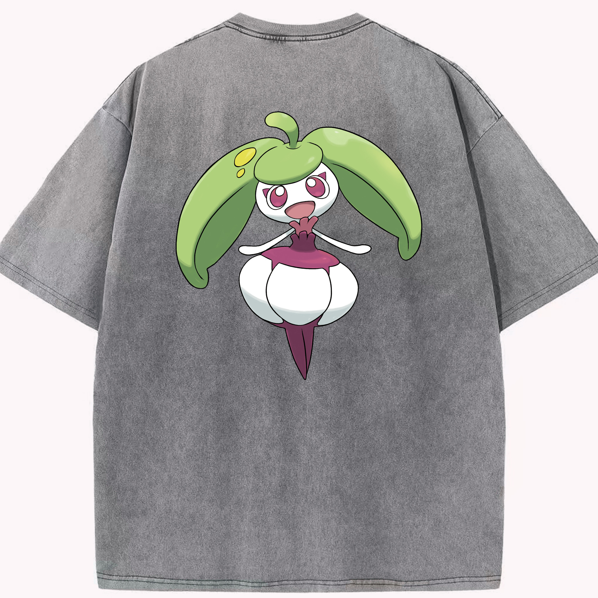 （画像用） ポケットモンスター Pokémon 綿100% ヴィンテージ風 半袖Tシャツ（背面プリント）