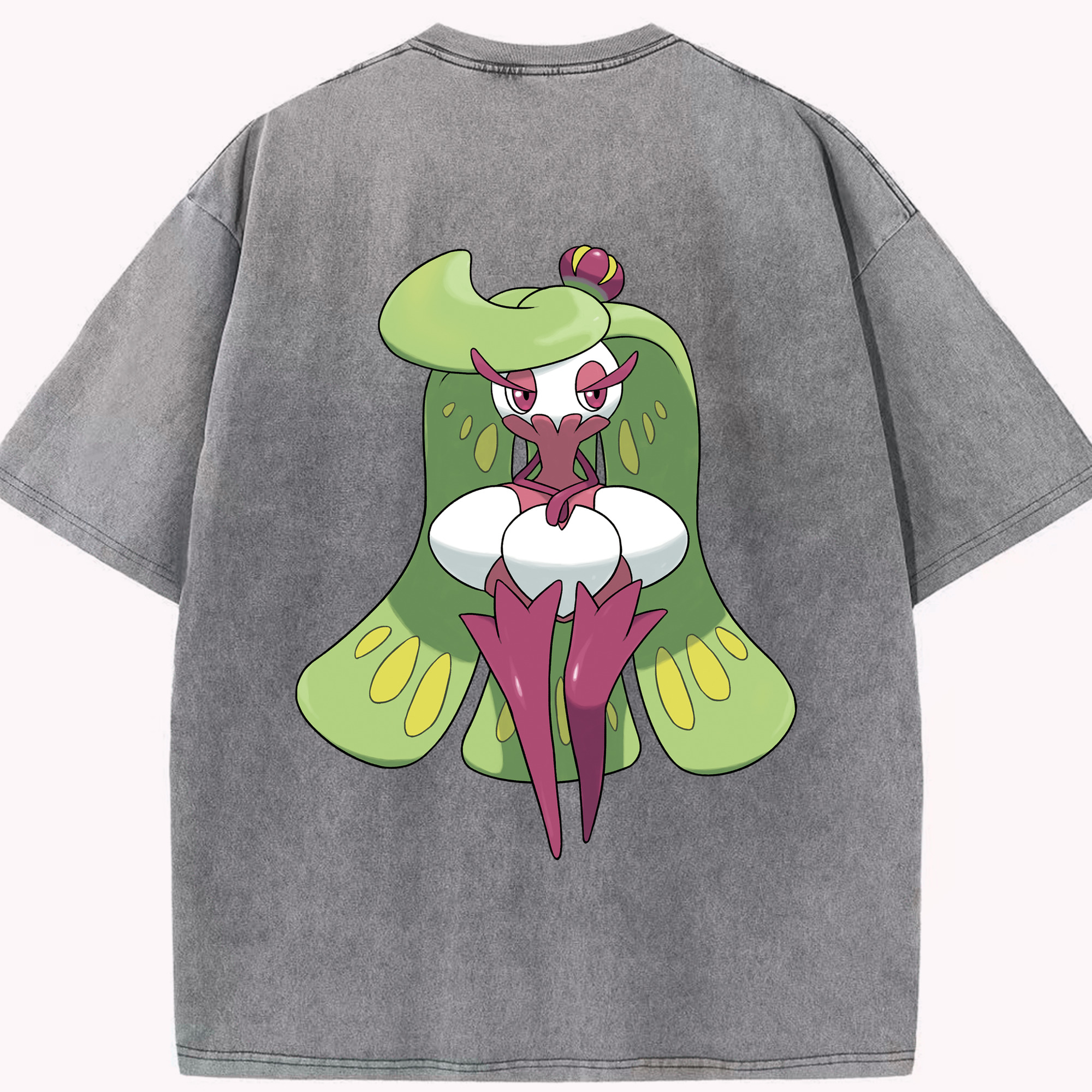（画像用） ポケットモンスター Pokémon 綿100% ヴィンテージ風 半袖Tシャツ（背面プリント）