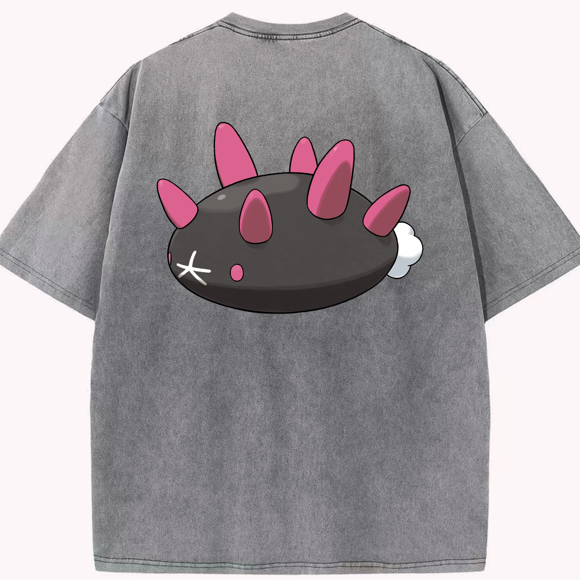 （画像用） ポケットモンスター Pokémon 綿100% ヴィンテージ風 半袖Tシャツ（背面プリント）
