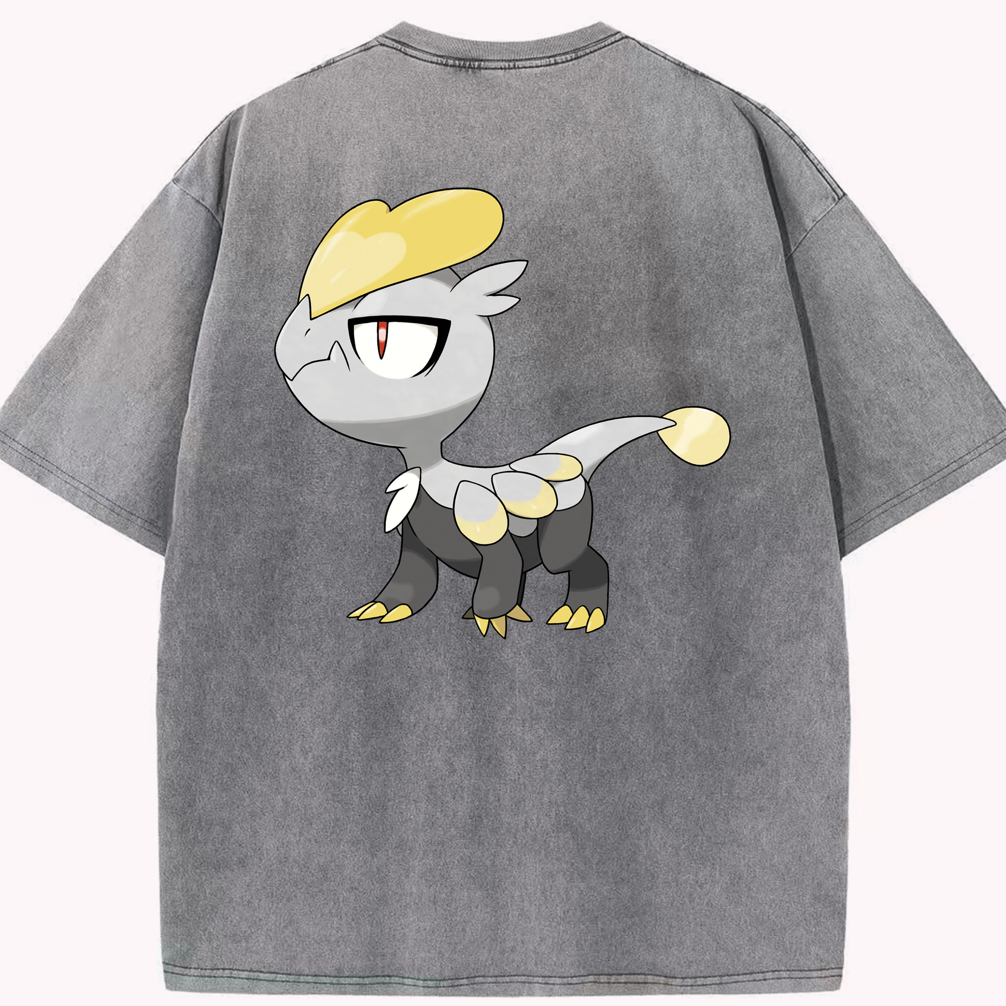 （画像用） ポケットモンスター Pokémon 綿100% ヴィンテージ風 半袖Tシャツ（背面プリント）