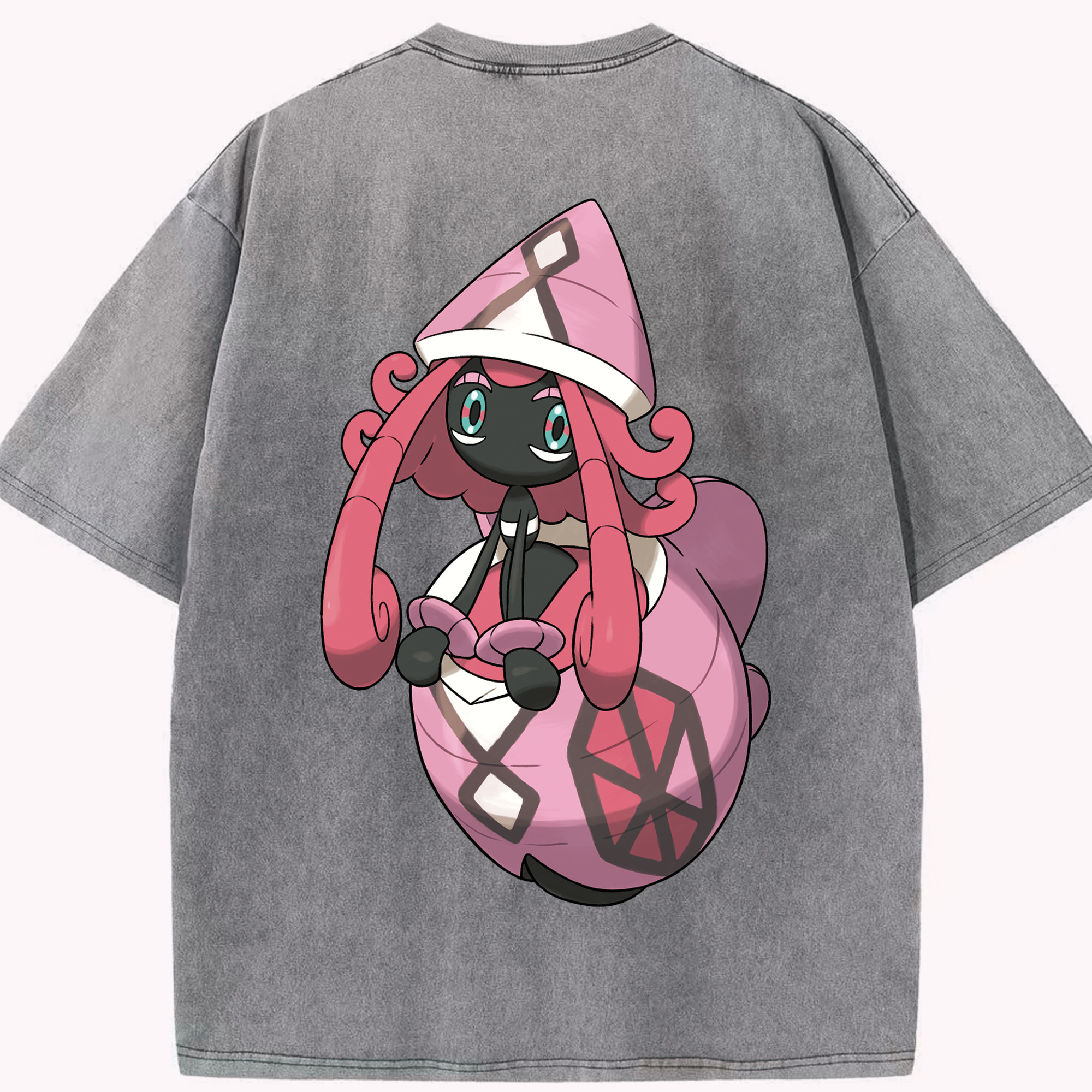 （画像用） ポケットモンスター Pokémon 綿100% ヴィンテージ風 半袖Tシャツ（背面プリント）