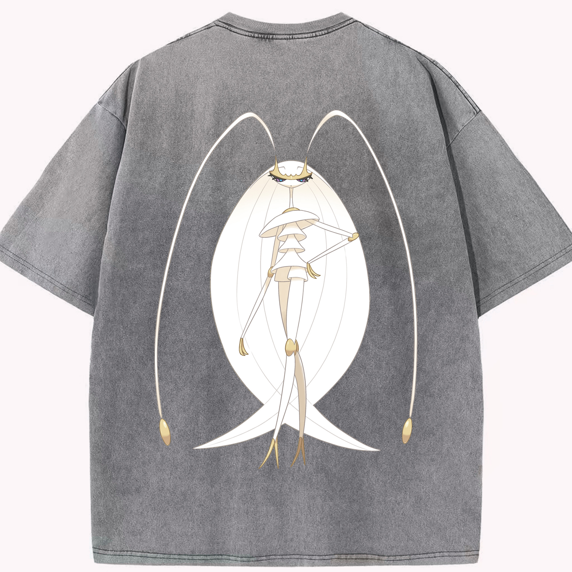 （画像用） ポケットモンスター Pokémon 綿100% ヴィンテージ風 半袖Tシャツ（背面プリント）