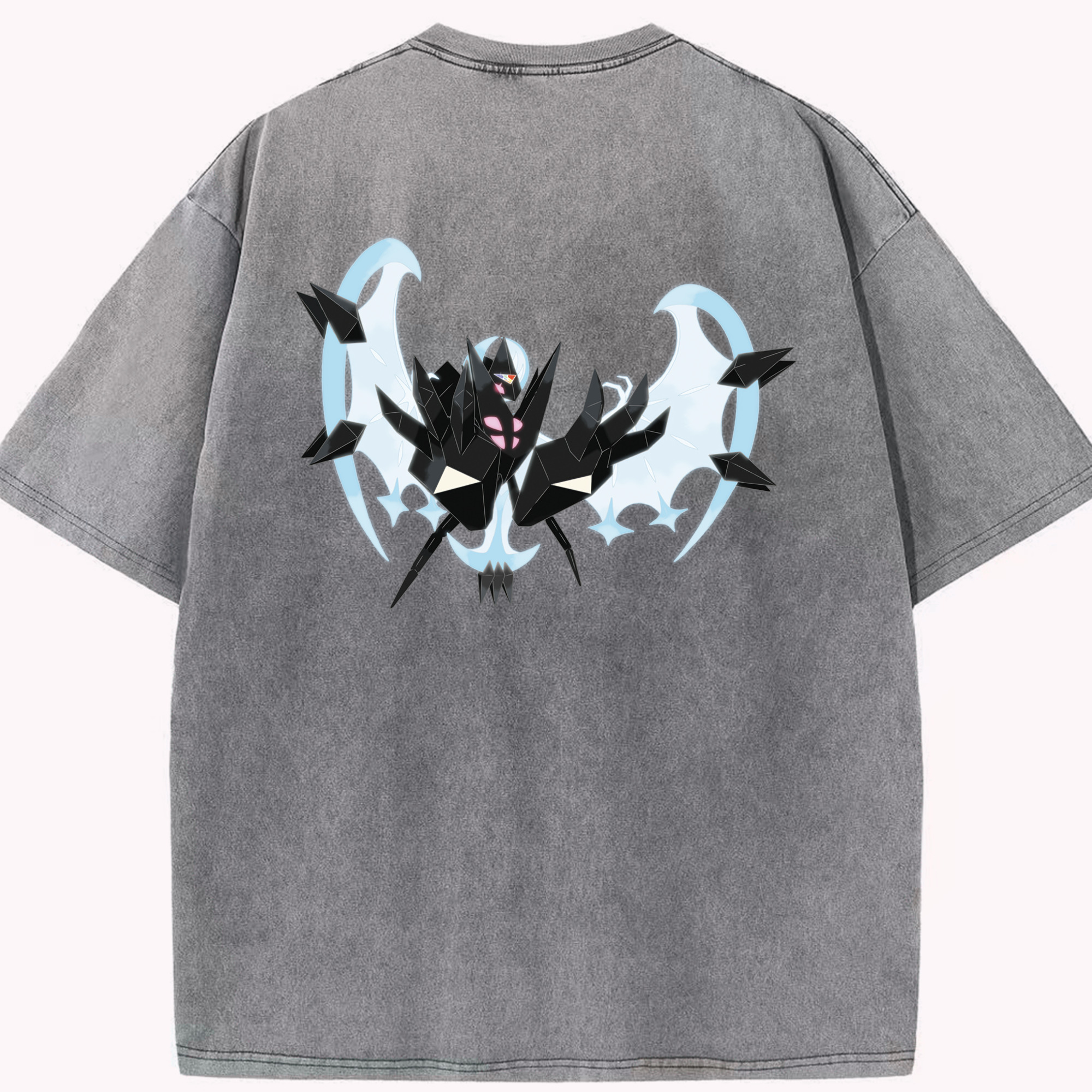 （画像用） ポケットモンスター Pokémon 綿100% ヴィンテージ風 半袖Tシャツ（背面プリント）