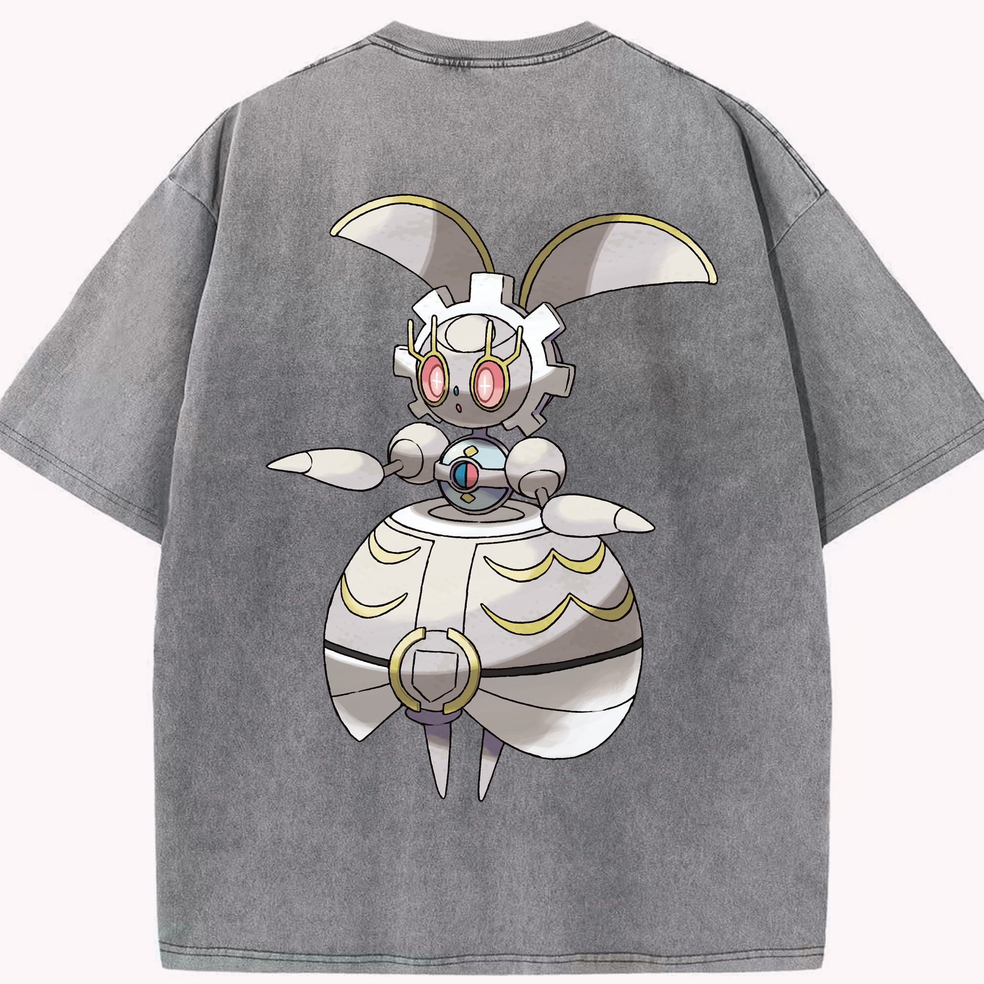 （画像用） ポケットモンスター Pokémon 綿100% ヴィンテージ風 半袖Tシャツ（背面プリント）