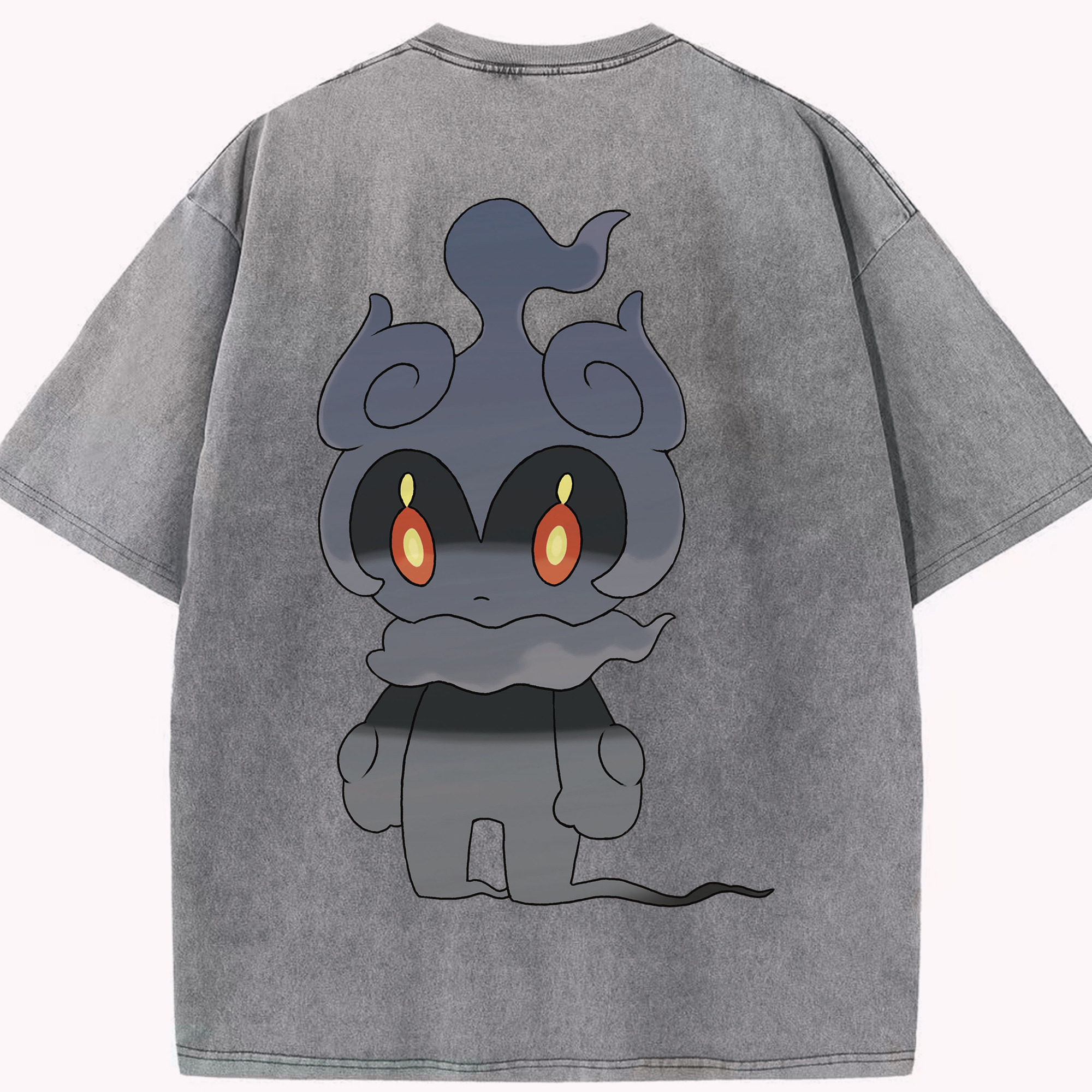 （画像用） ポケットモンスター Pokémon 綿100% ヴィンテージ風 半袖Tシャツ（背面プリント）
