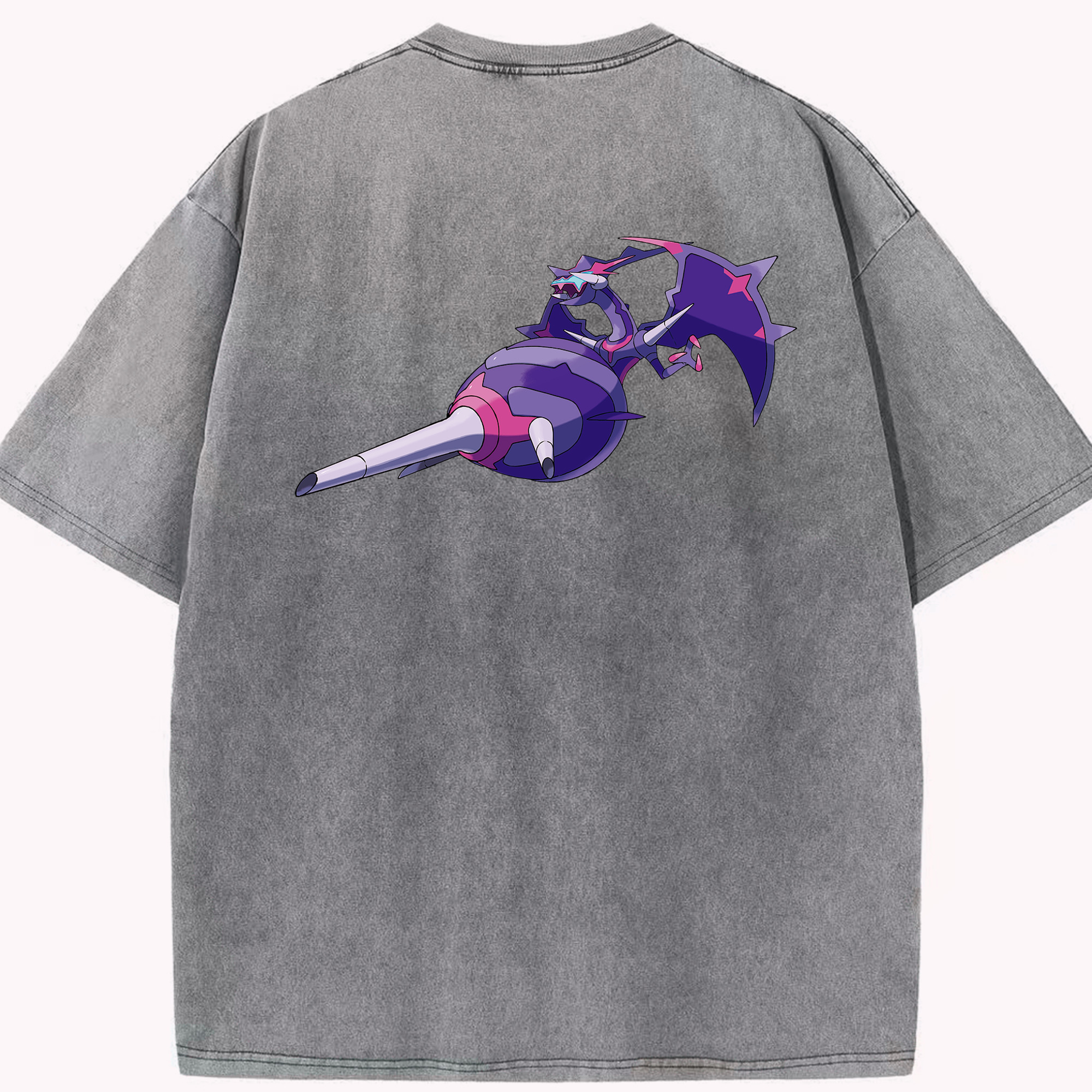 （画像用） ポケットモンスター Pokémon 綿100% ヴィンテージ風 半袖Tシャツ（背面プリント）