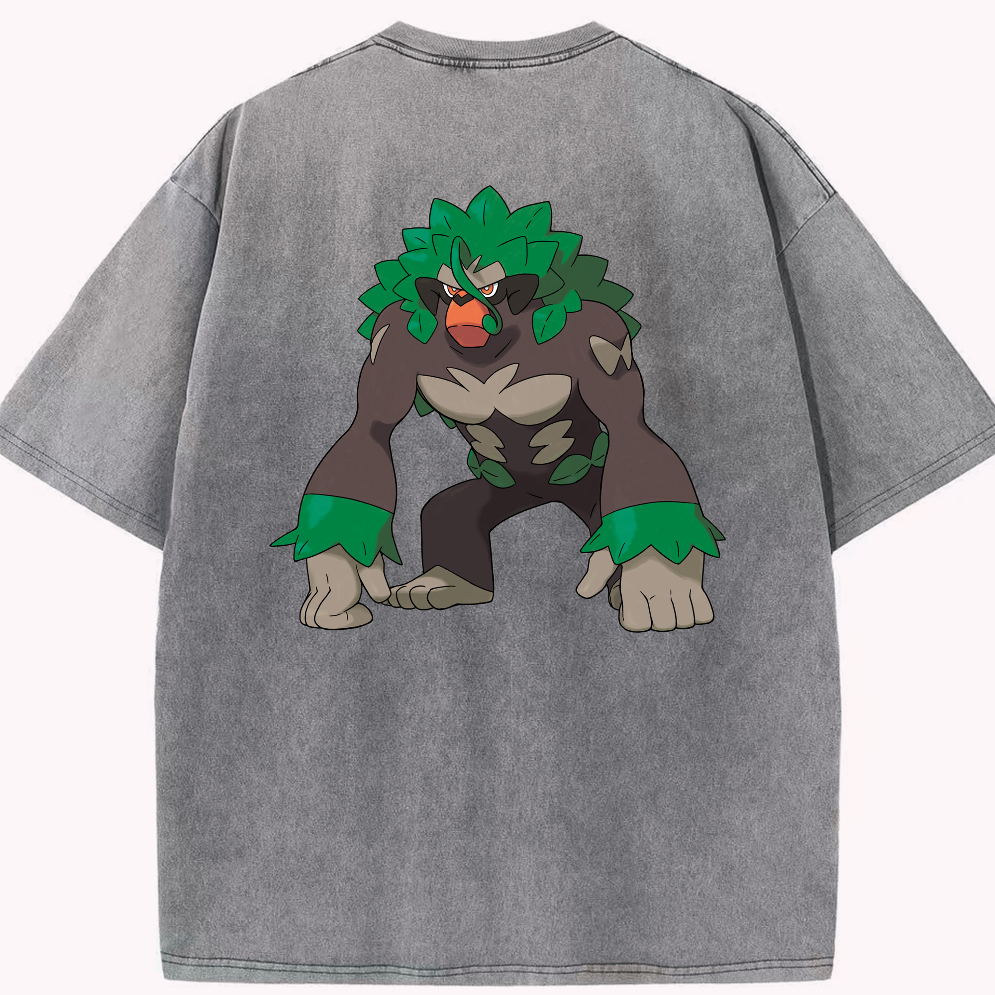（画像用） ポケットモンスター Pokémon 綿100% ヴィンテージ風 半袖Tシャツ（背面プリント）