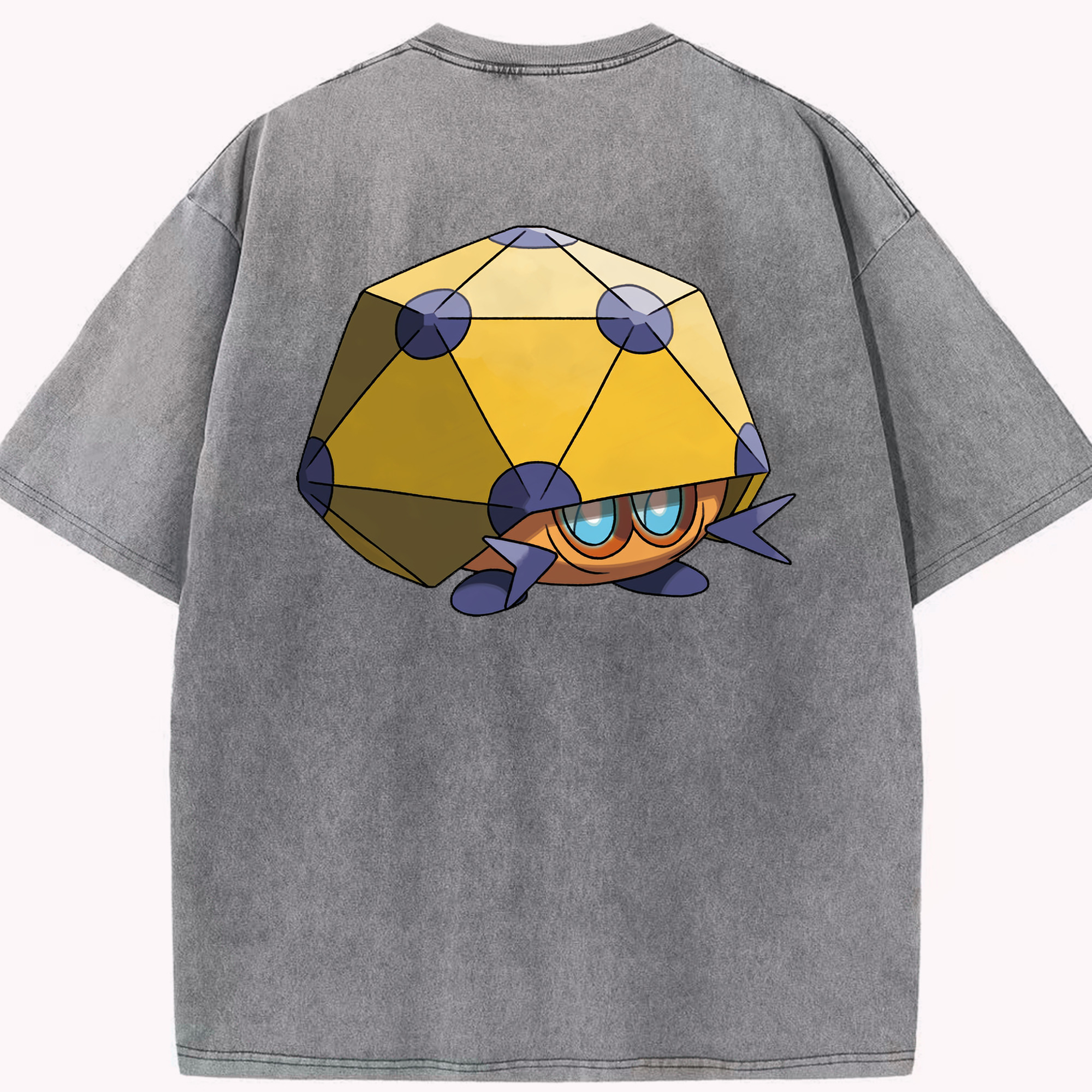 （画像用） ポケットモンスター Pokémon 綿100% ヴィンテージ風 半袖Tシャツ（背面プリント）
