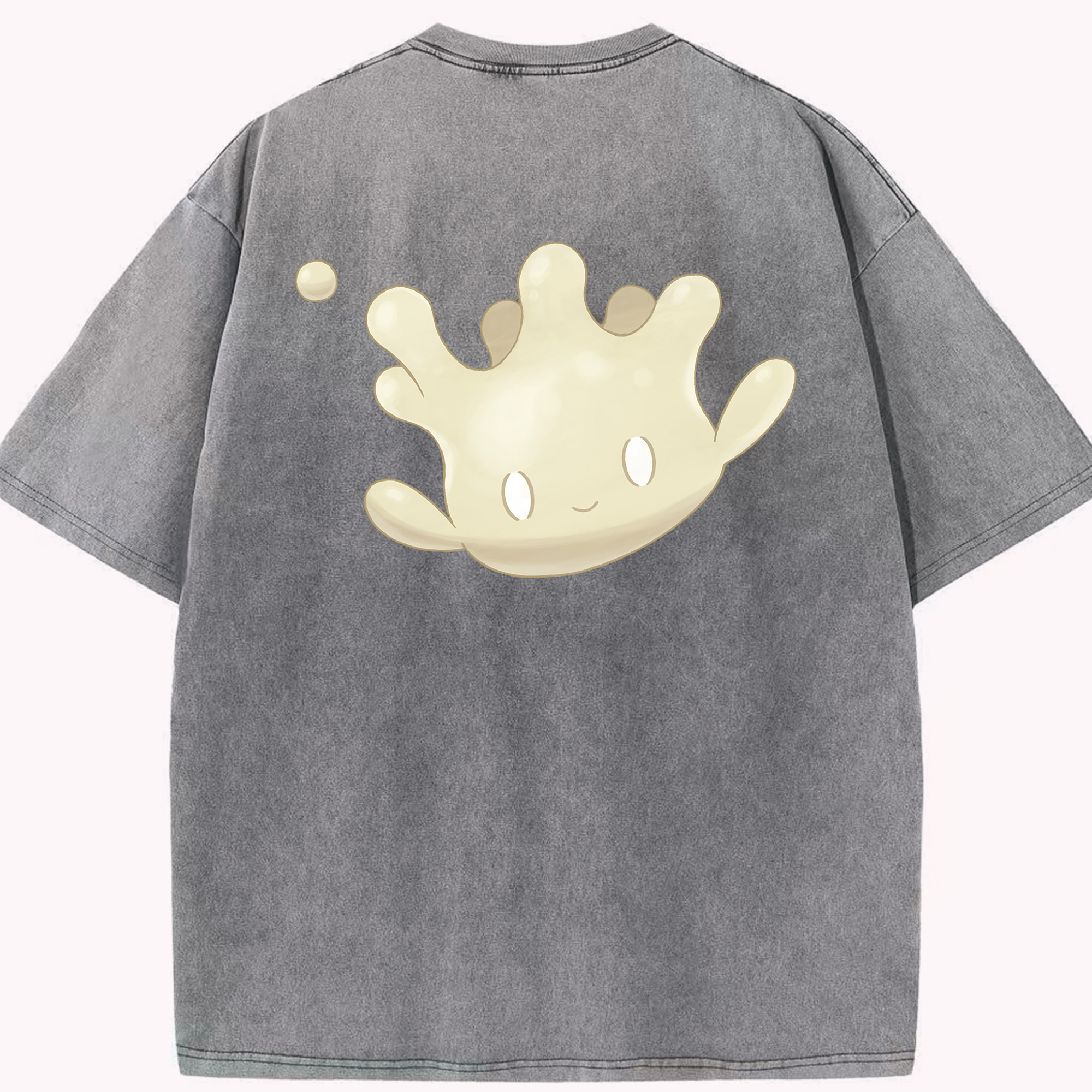 （画像用） ポケットモンスター Pokémon 綿100% ヴィンテージ風 半袖Tシャツ（背面プリント）