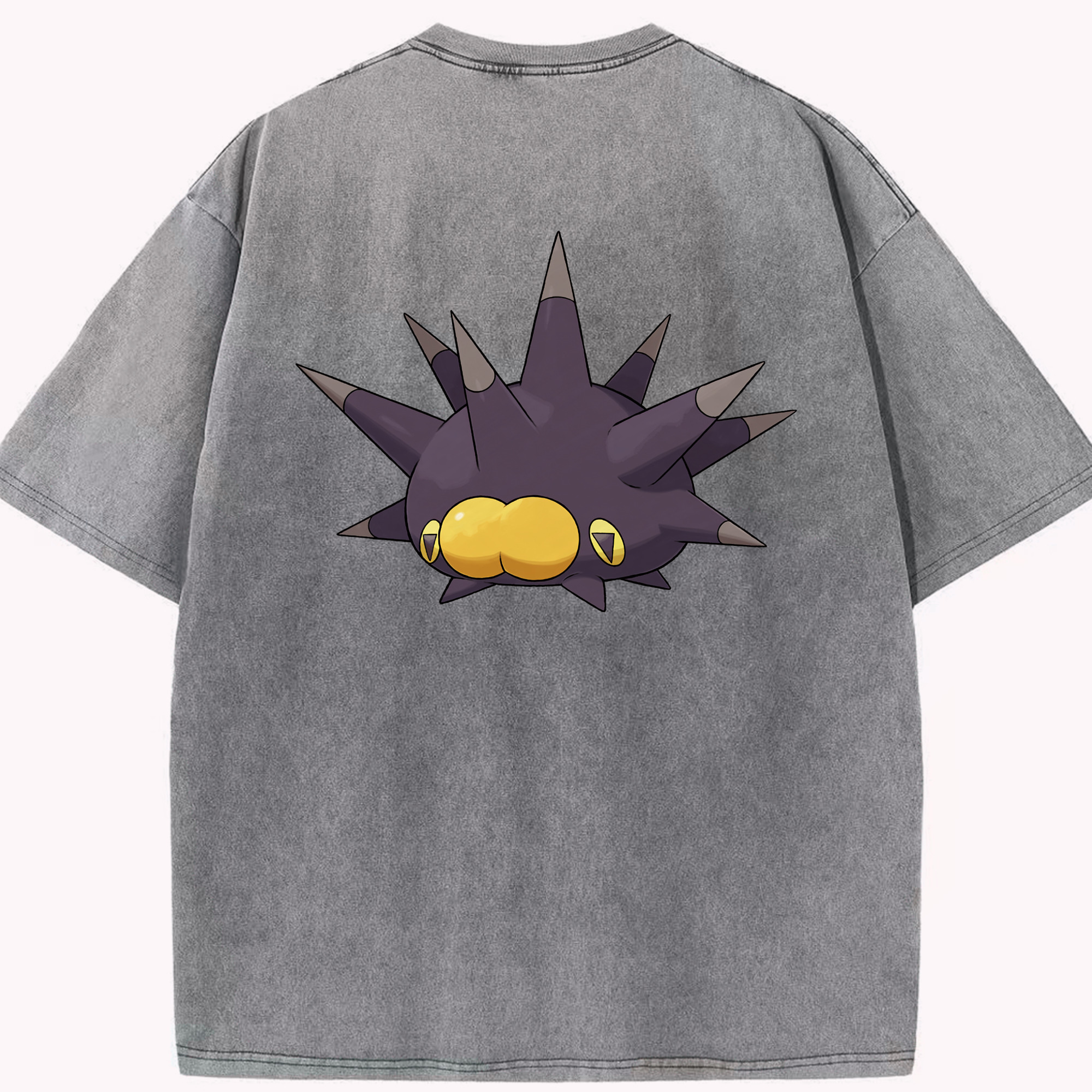 （画像用） ポケットモンスター Pokémon 綿100% ヴィンテージ風 半袖Tシャツ（背面プリント）