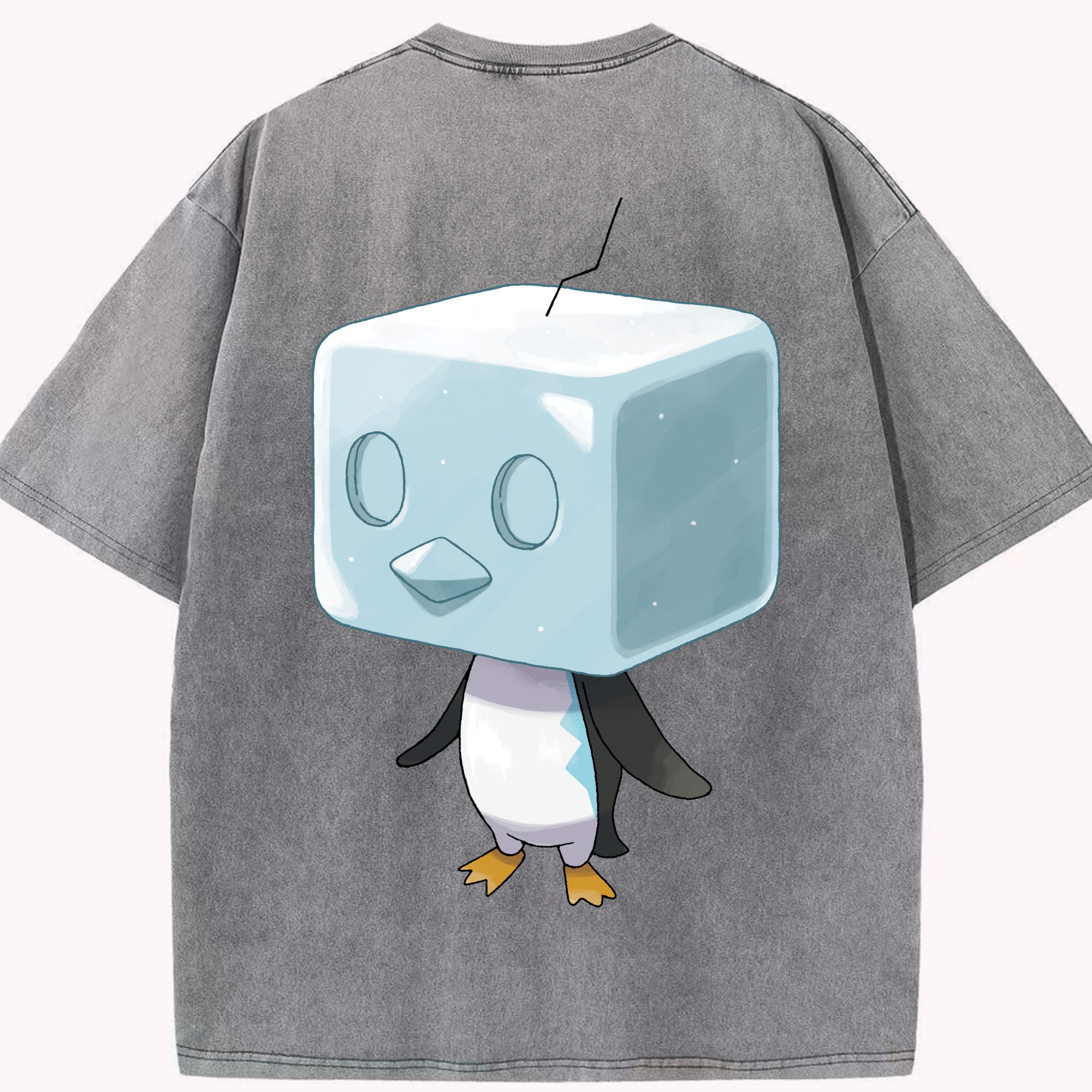 （画像用） ポケットモンスター Pokémon 綿100% ヴィンテージ風 半袖Tシャツ（背面プリント）