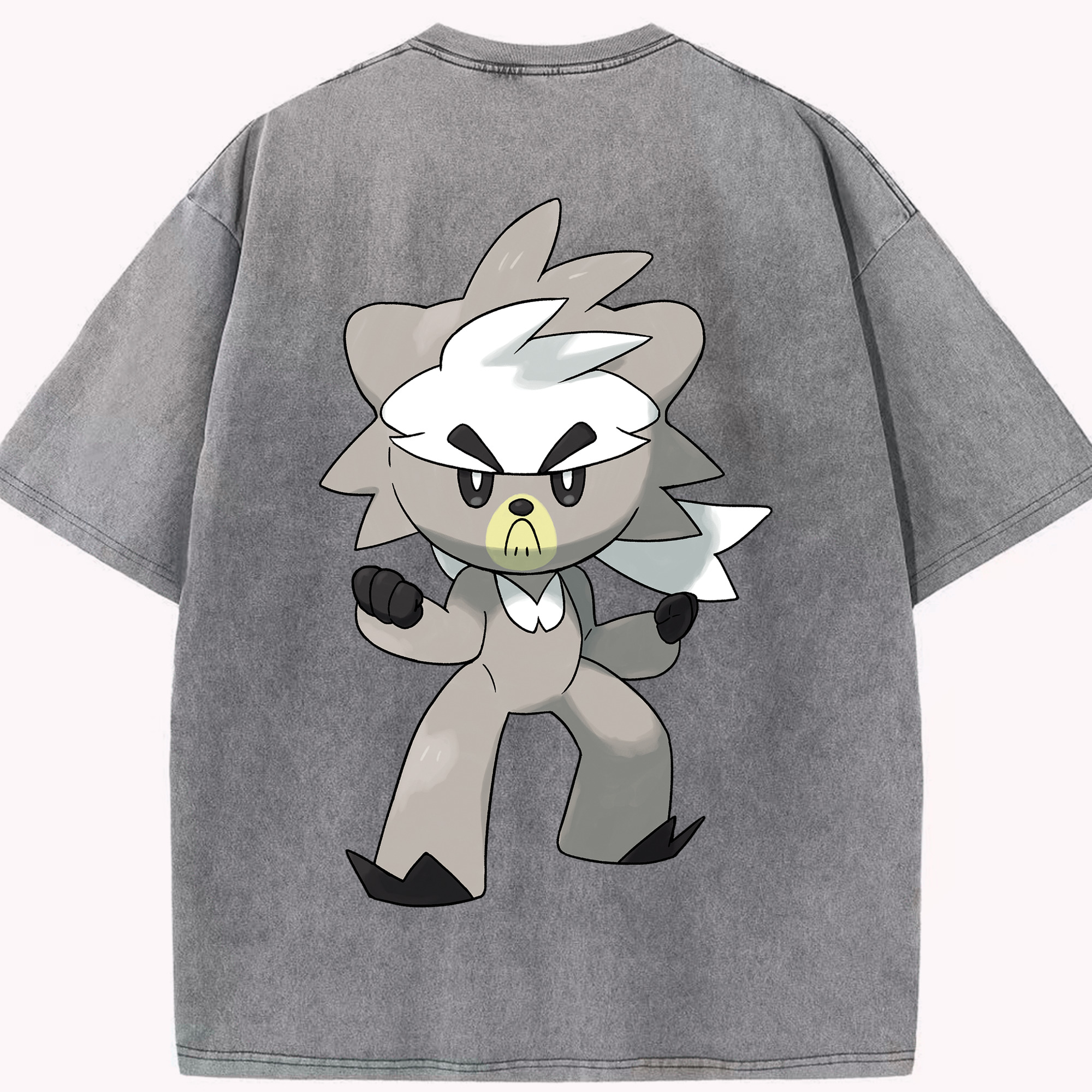 （画像用） ポケットモンスター Pokémon 綿100% ヴィンテージ風 半袖Tシャツ（背面プリント）