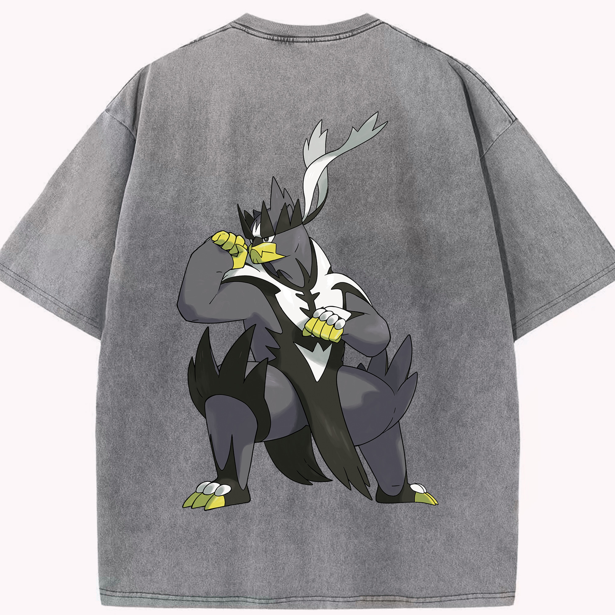 （画像用） ポケットモンスター Pokémon 綿100% ヴィンテージ風 半袖Tシャツ（背面プリント）
