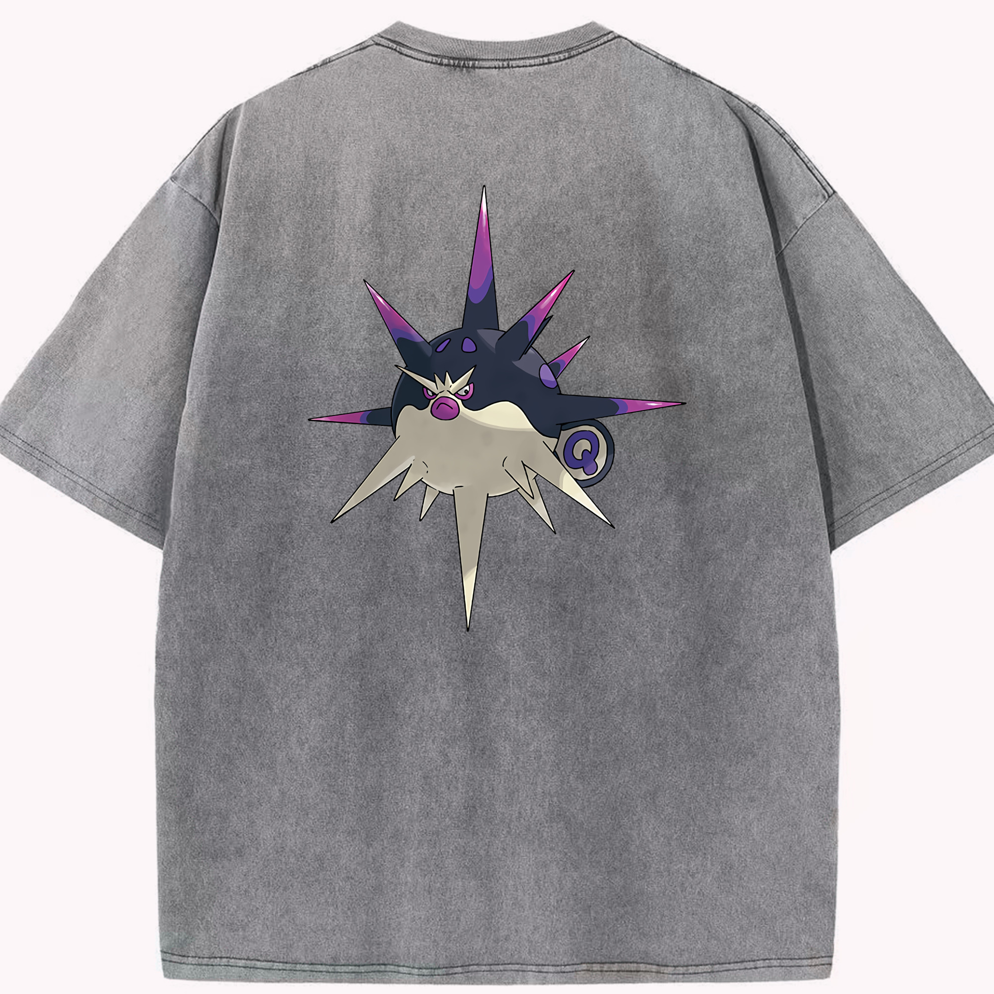（画像用） ポケットモンスター Pokémon 綿100% ヴィンテージ風 半袖Tシャツ（背面プリント）