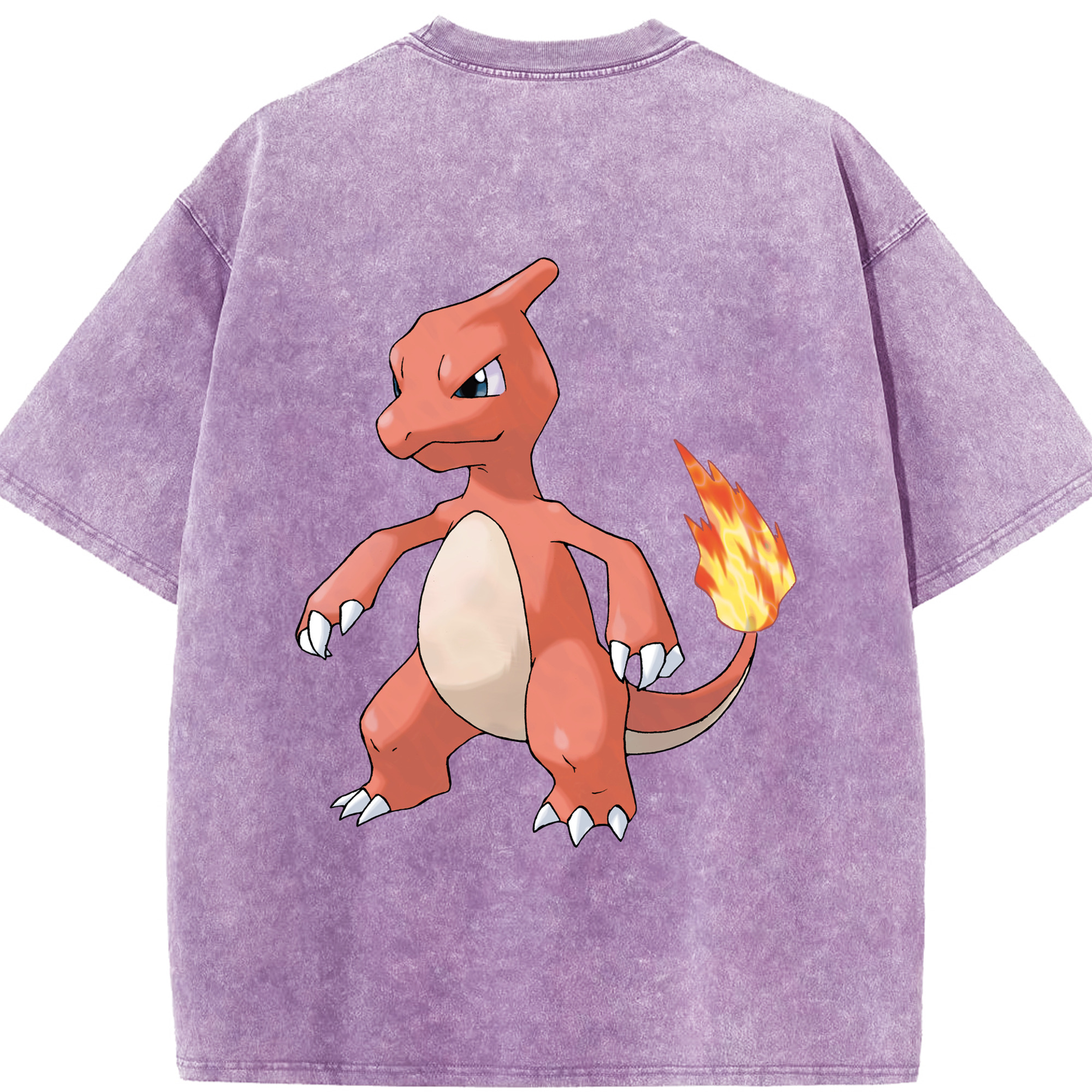 （画像用） ポケットモンスター Pokémon 綿100% ヴィンテージ風 半袖Tシャツ（背面プリント）