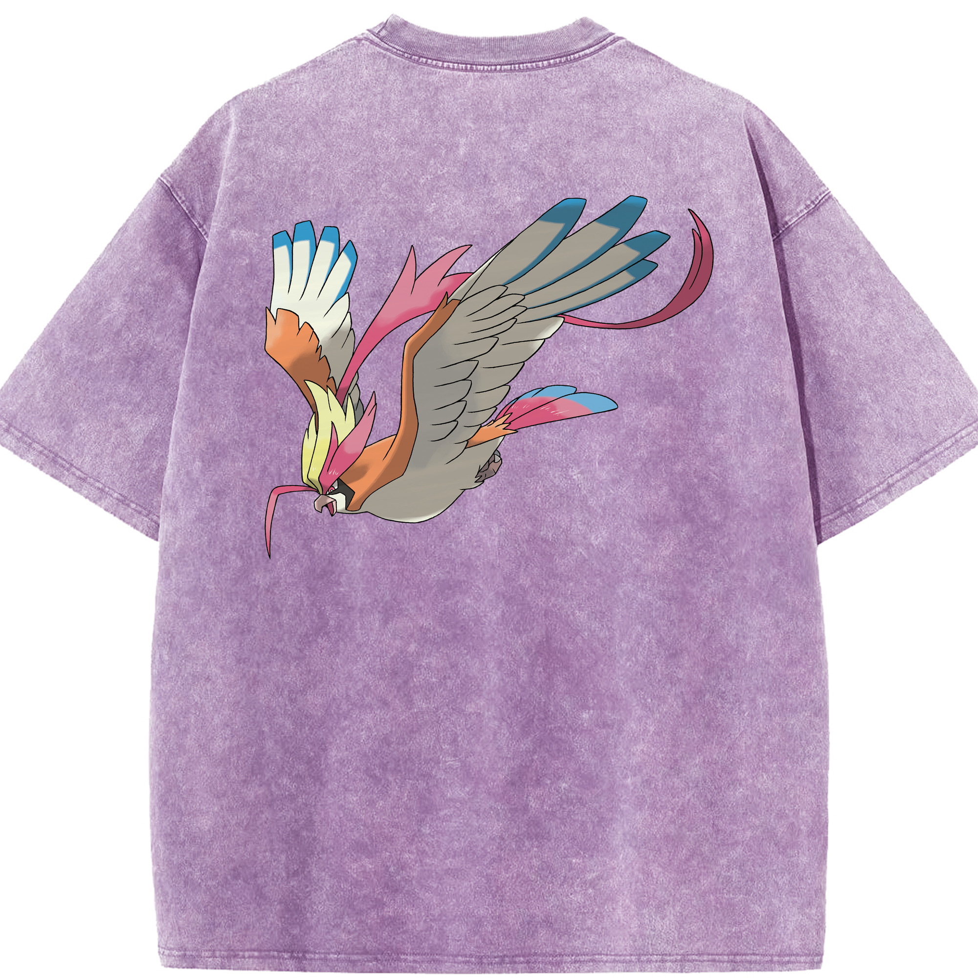 （画像用） ポケットモンスター Pokémon 綿100% ヴィンテージ風 半袖Tシャツ（背面プリント）