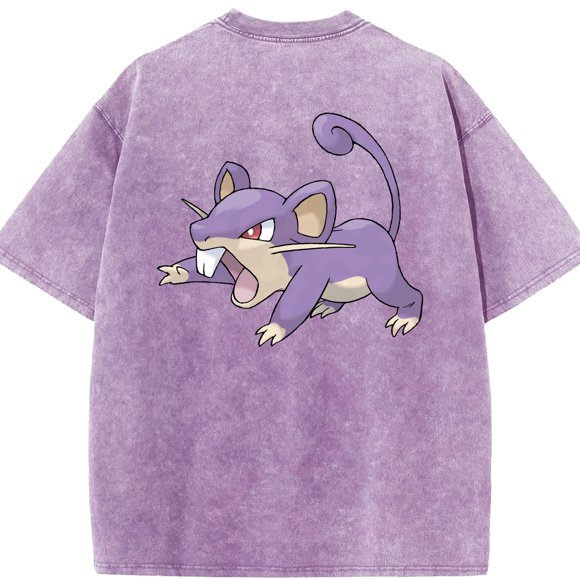（画像用） ポケットモンスター Pokémon 綿100% ヴィンテージ風 半袖Tシャツ（背面プリント）