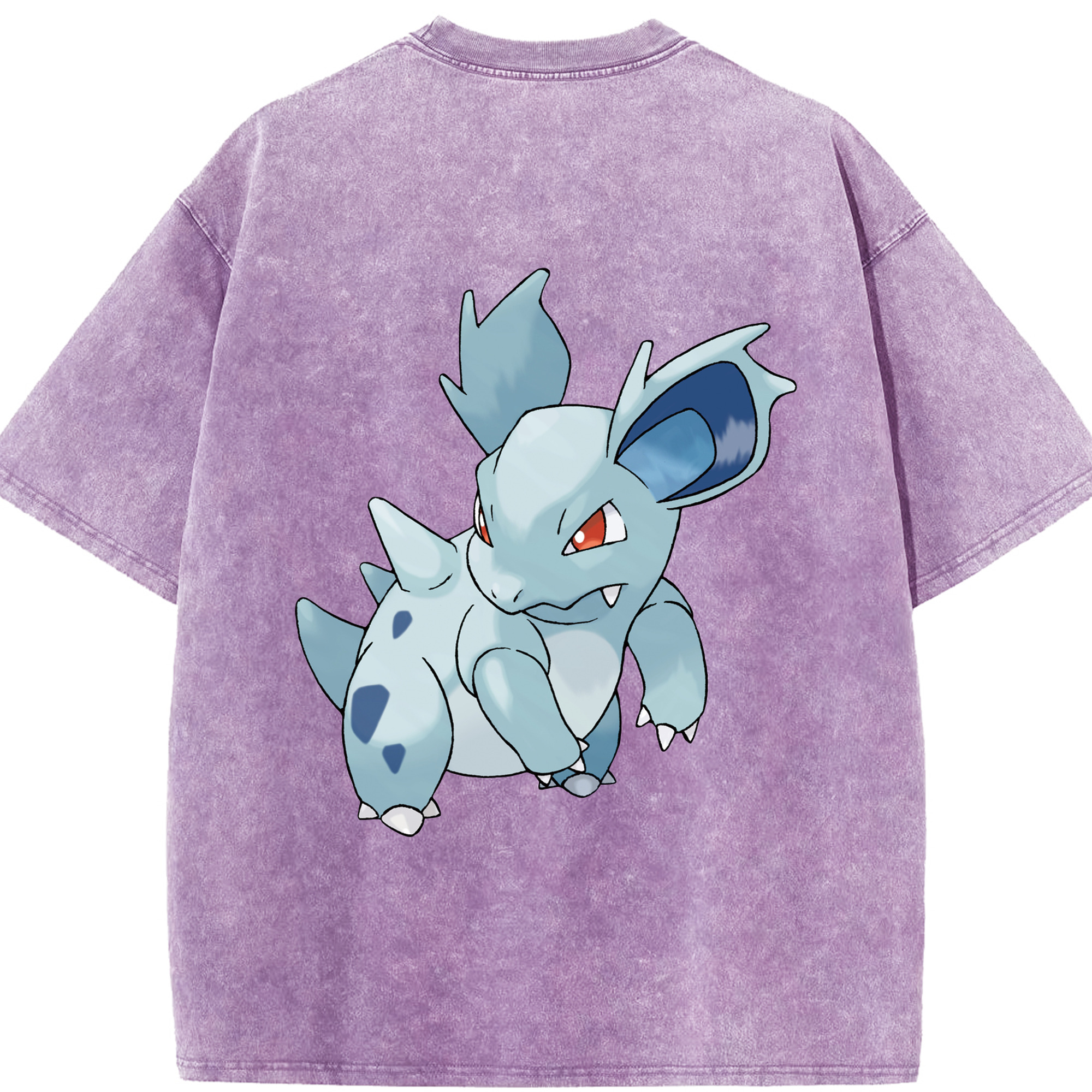 （画像用） ポケットモンスター Pokémon 綿100% ヴィンテージ風 半袖Tシャツ（背面プリント）