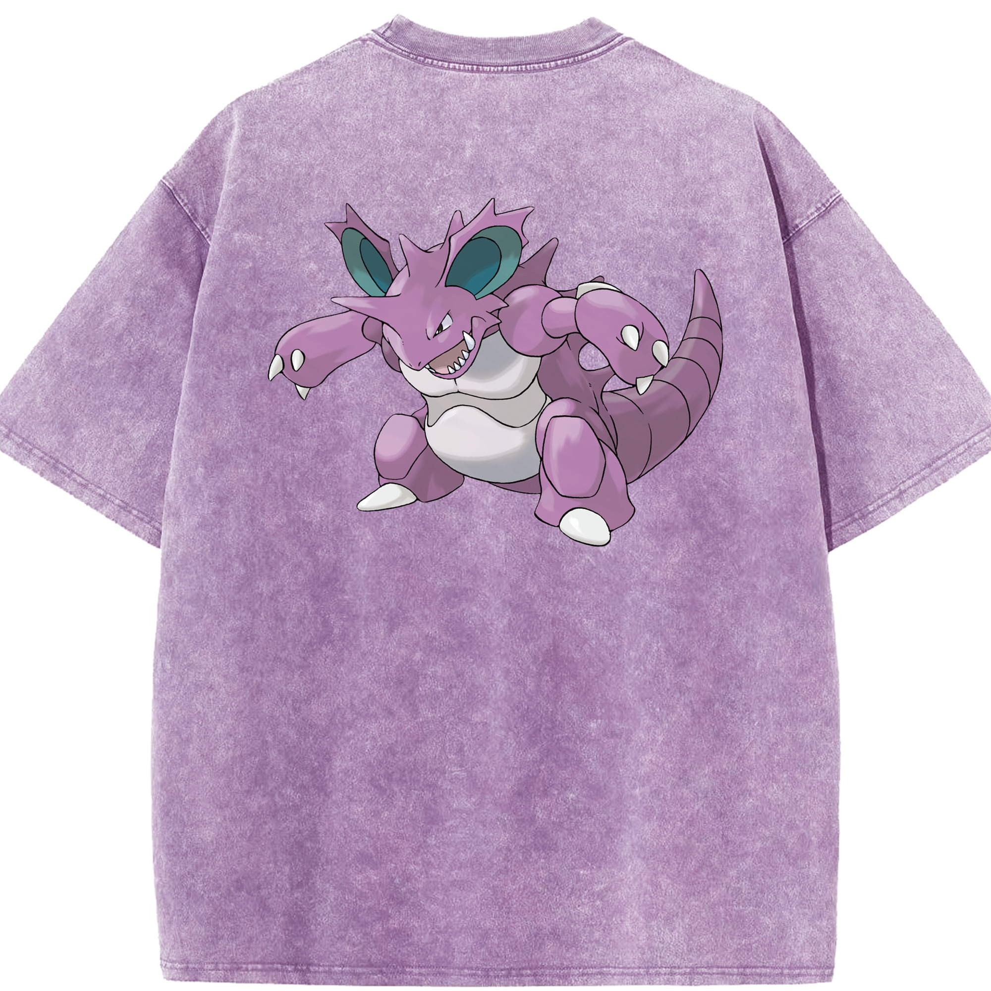 （画像用） ポケットモンスター Pokémon 綿100% ヴィンテージ風 半袖Tシャツ（背面プリント）