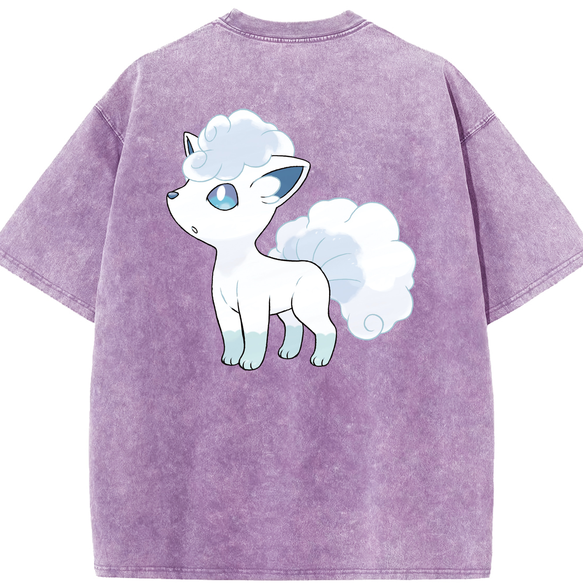 （画像用） ポケットモンスター Pokémon 綿100% ヴィンテージ風 半袖Tシャツ（背面プリント）