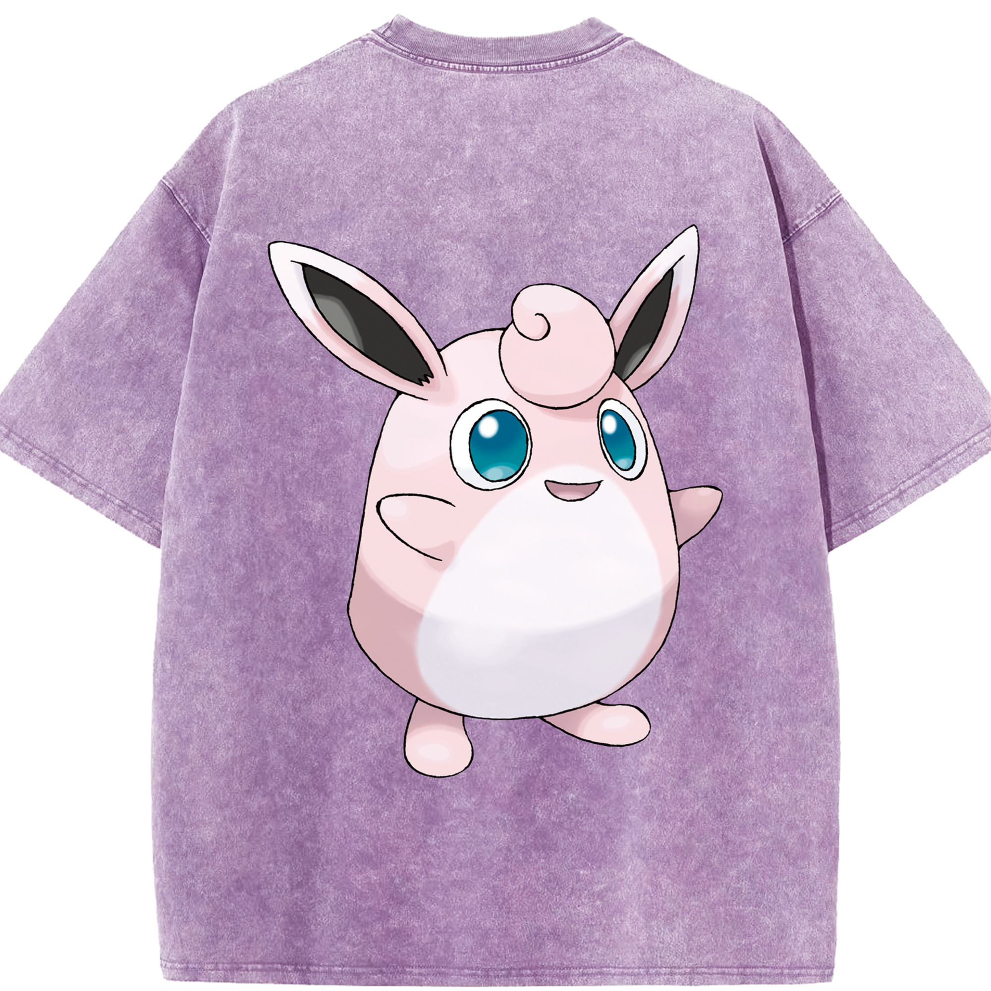 （画像用） ポケットモンスター Pokémon 綿100% ヴィンテージ風 半袖Tシャツ（背面プリント）