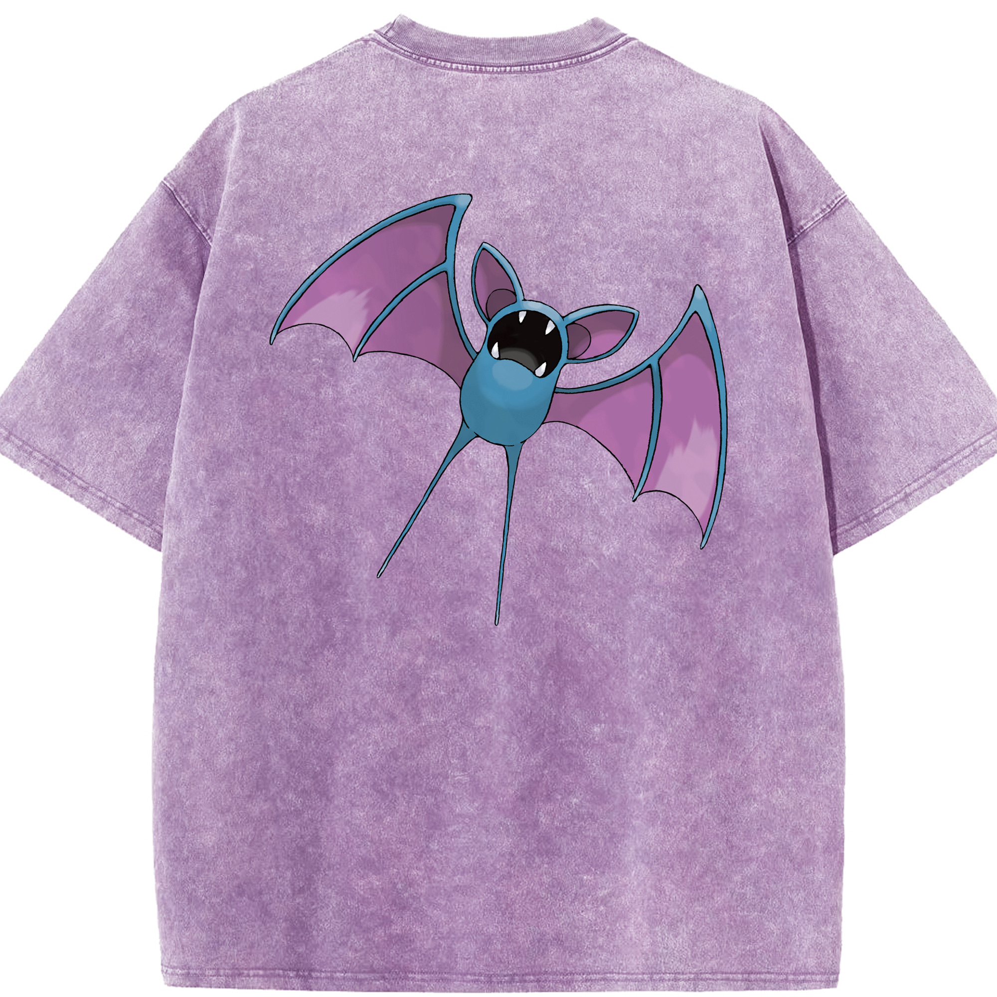 （画像用） ポケットモンスター Pokémon 綿100% ヴィンテージ風 半袖Tシャツ（背面プリント）