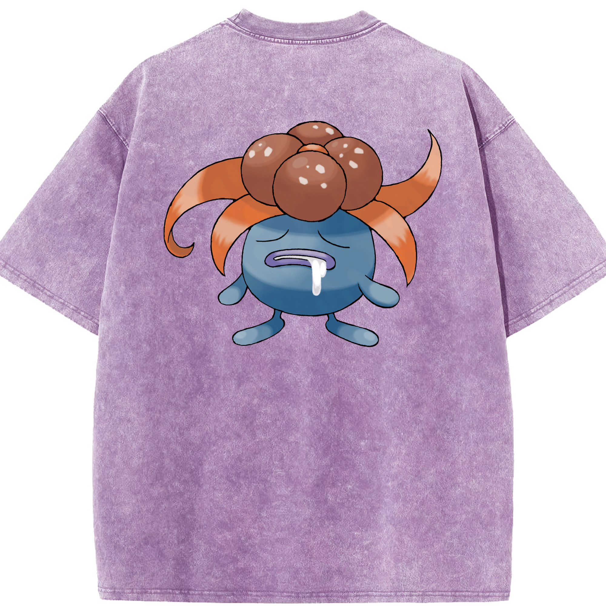（画像用） ポケットモンスター Pokémon 綿100% ヴィンテージ風 半袖Tシャツ（背面プリント）