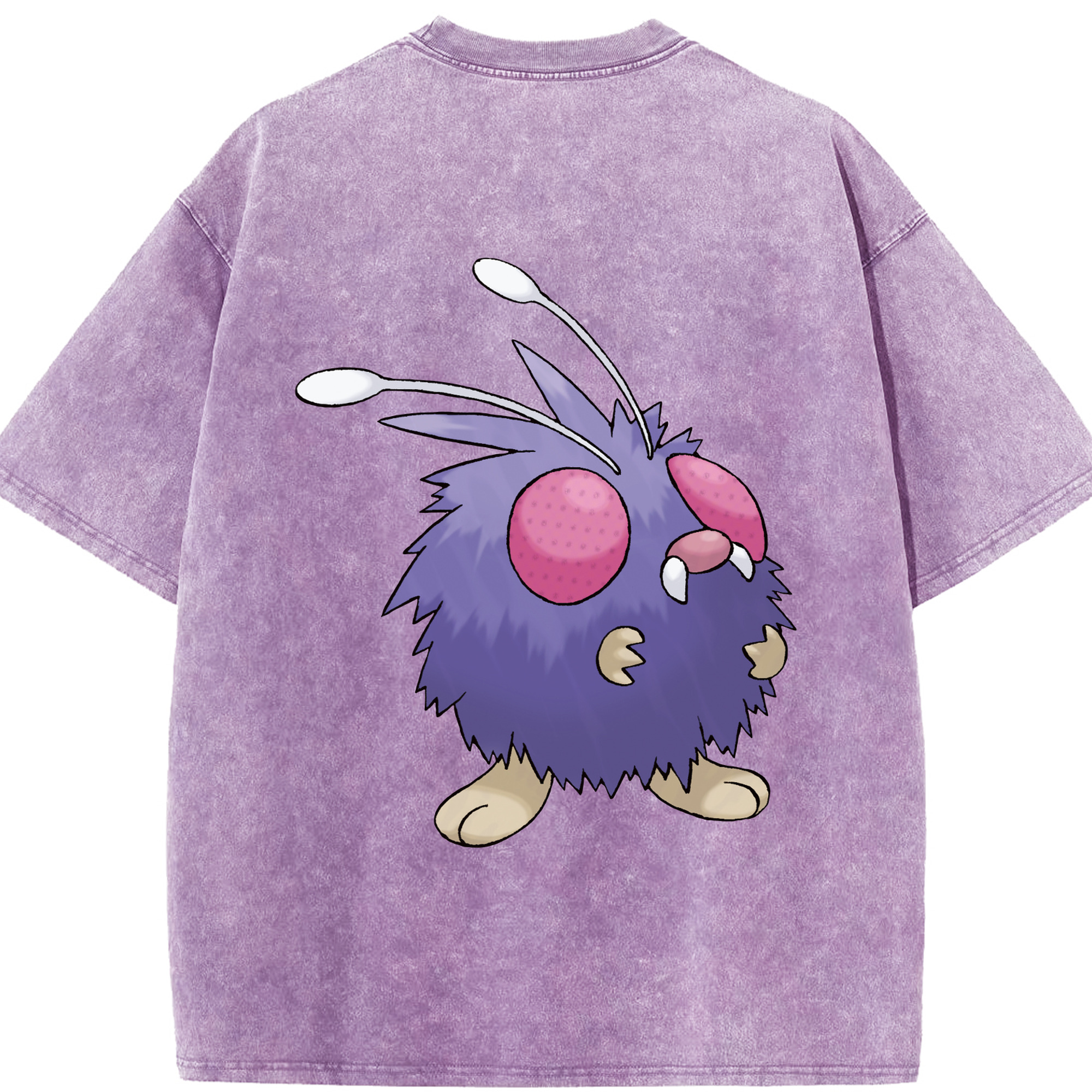 （画像用） ポケットモンスター Pokémon 綿100% ヴィンテージ風 半袖Tシャツ（背面プリント）