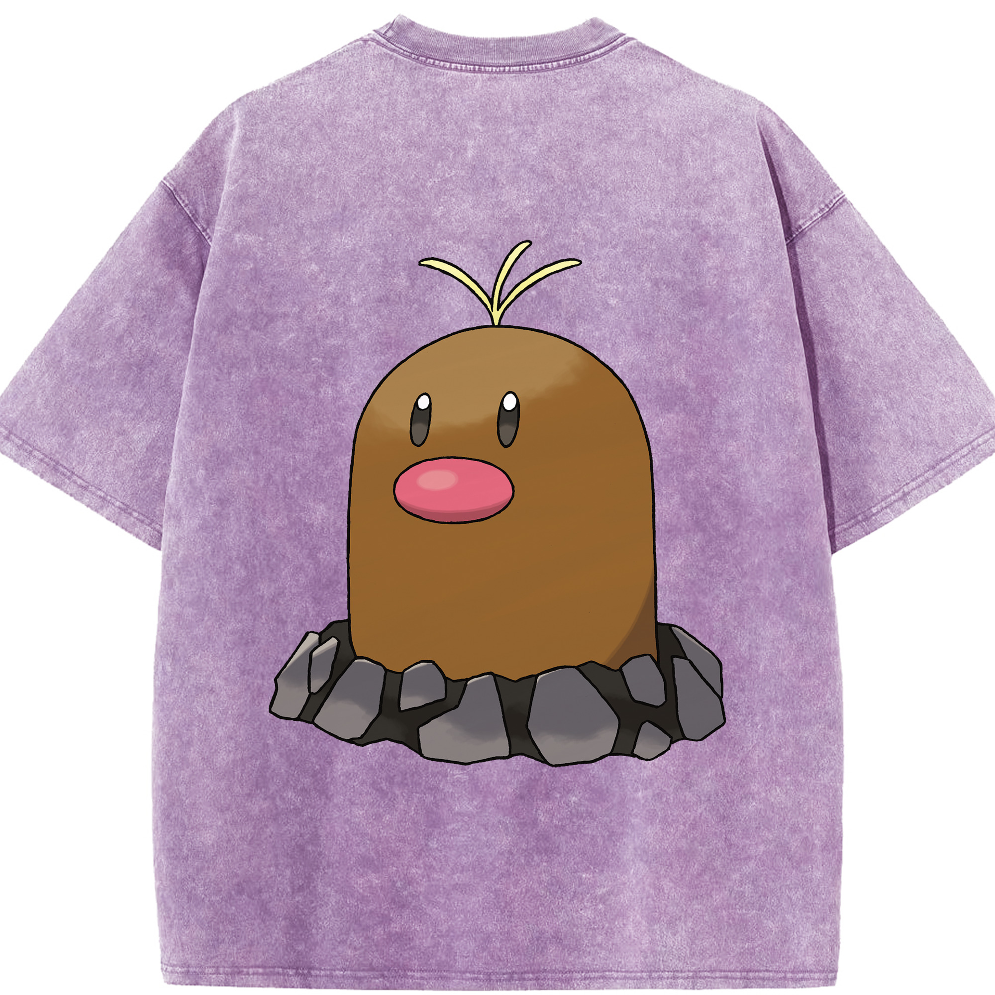 （画像用） ポケットモンスター Pokémon 綿100% ヴィンテージ風 半袖Tシャツ（背面プリント）