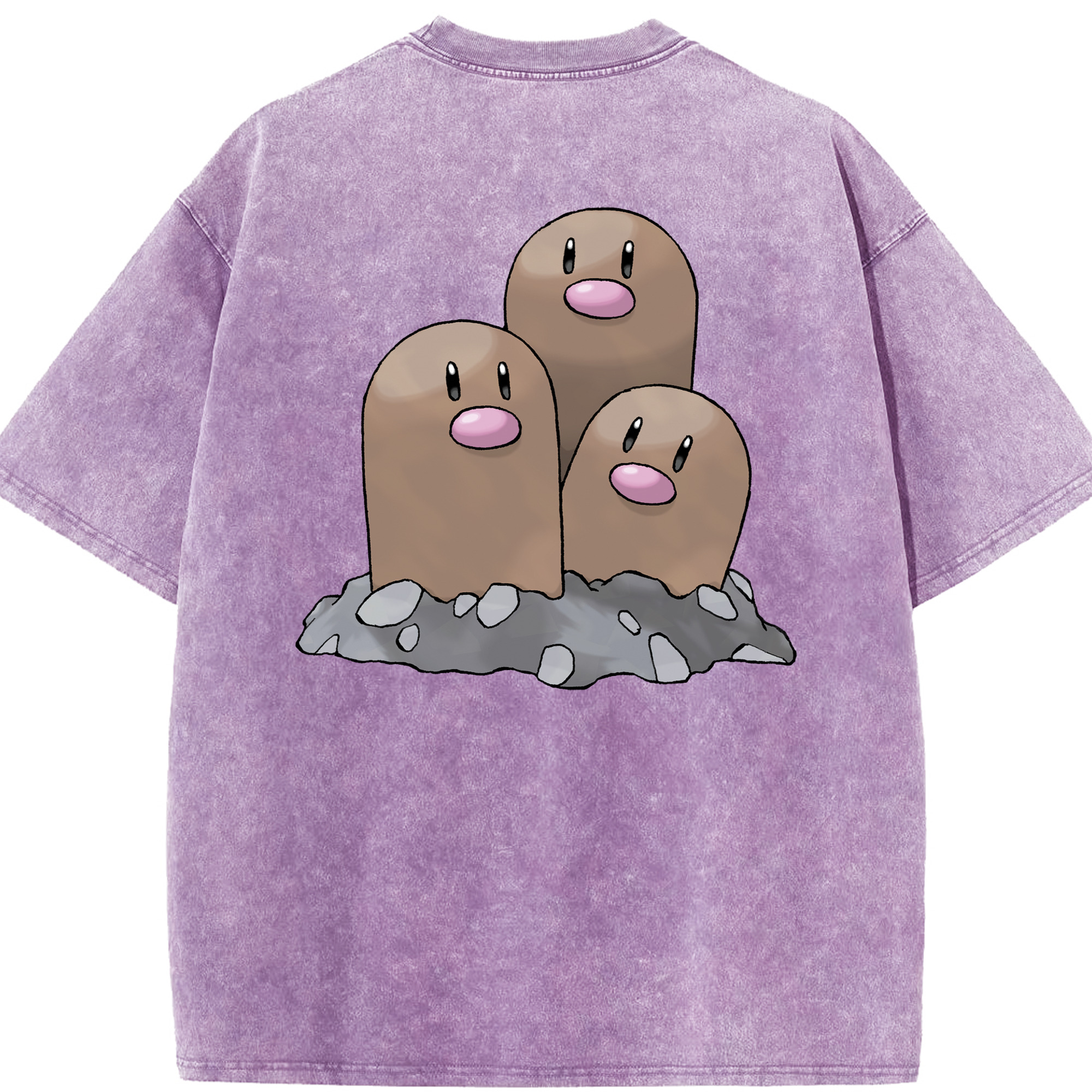 （画像用） ポケットモンスター Pokémon 綿100% ヴィンテージ風 半袖Tシャツ（背面プリント）