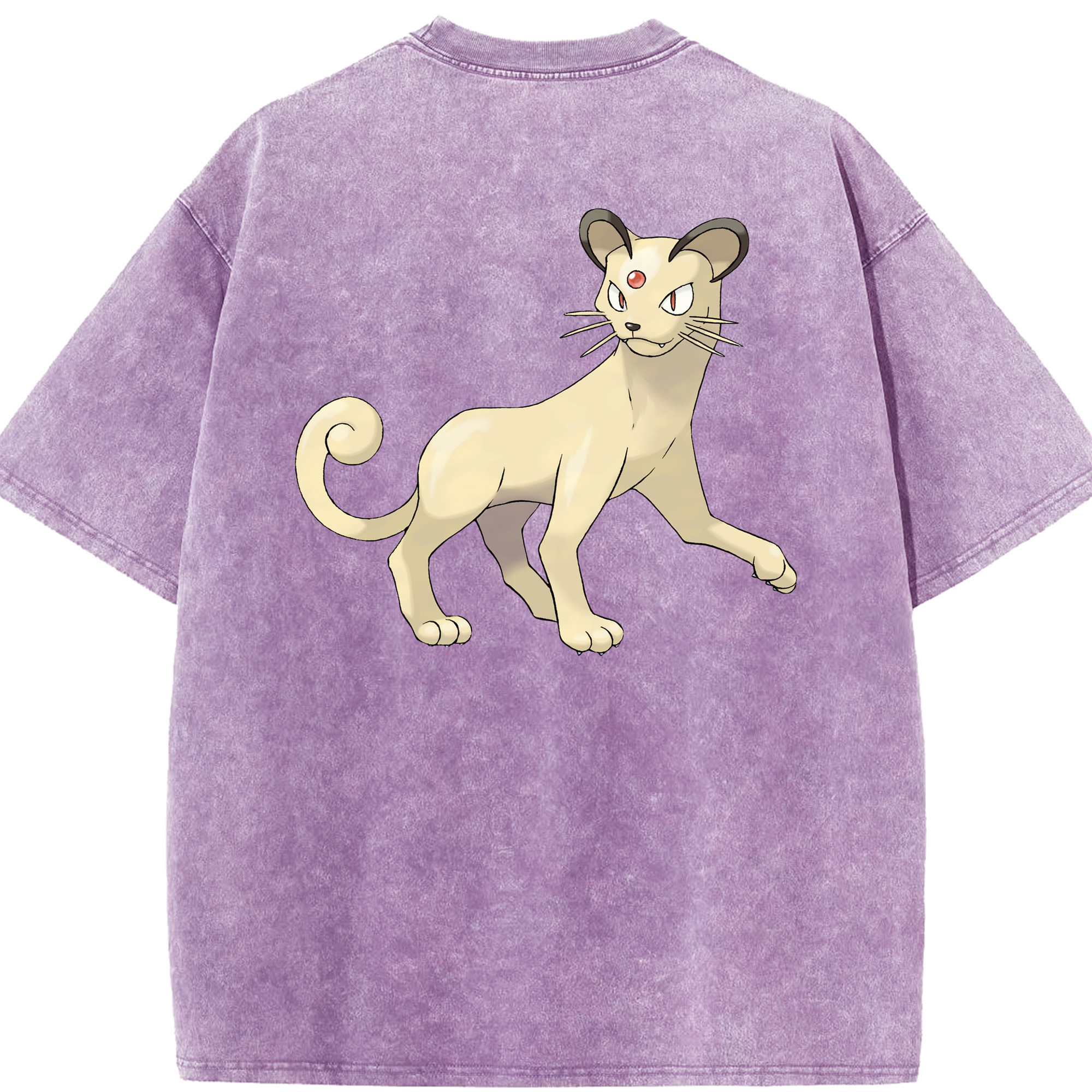 （画像用） ポケットモンスター Pokémon 綿100% ヴィンテージ風 半袖Tシャツ（背面プリント）