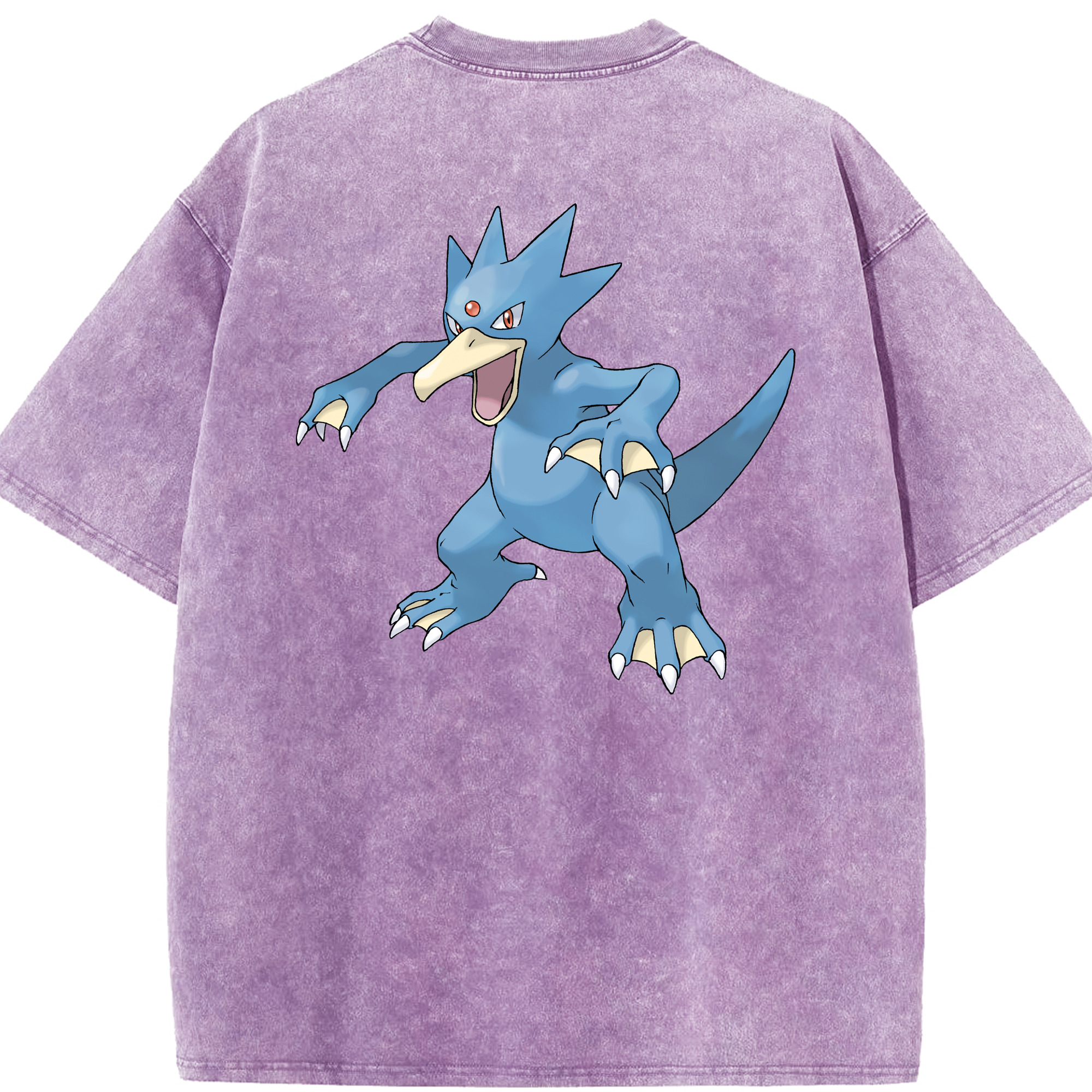 （画像用） ポケットモンスター Pokémon 綿100% ヴィンテージ風 半袖Tシャツ（背面プリント）