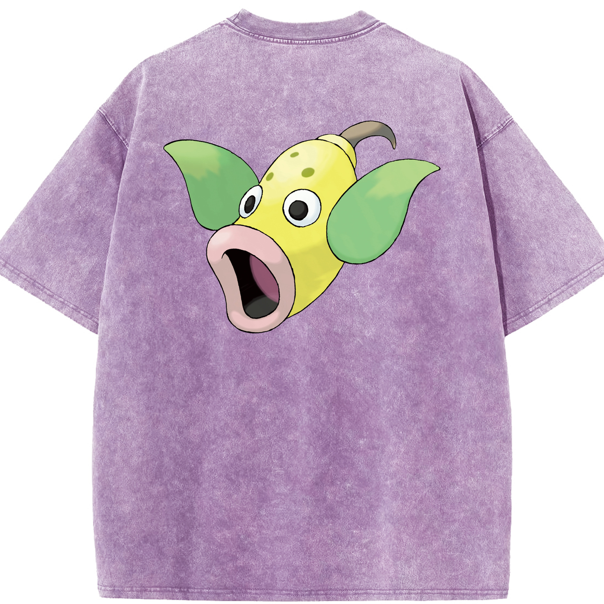 （画像用） ポケットモンスター Pokémon 綿100% ヴィンテージ風 半袖Tシャツ（背面プリント）