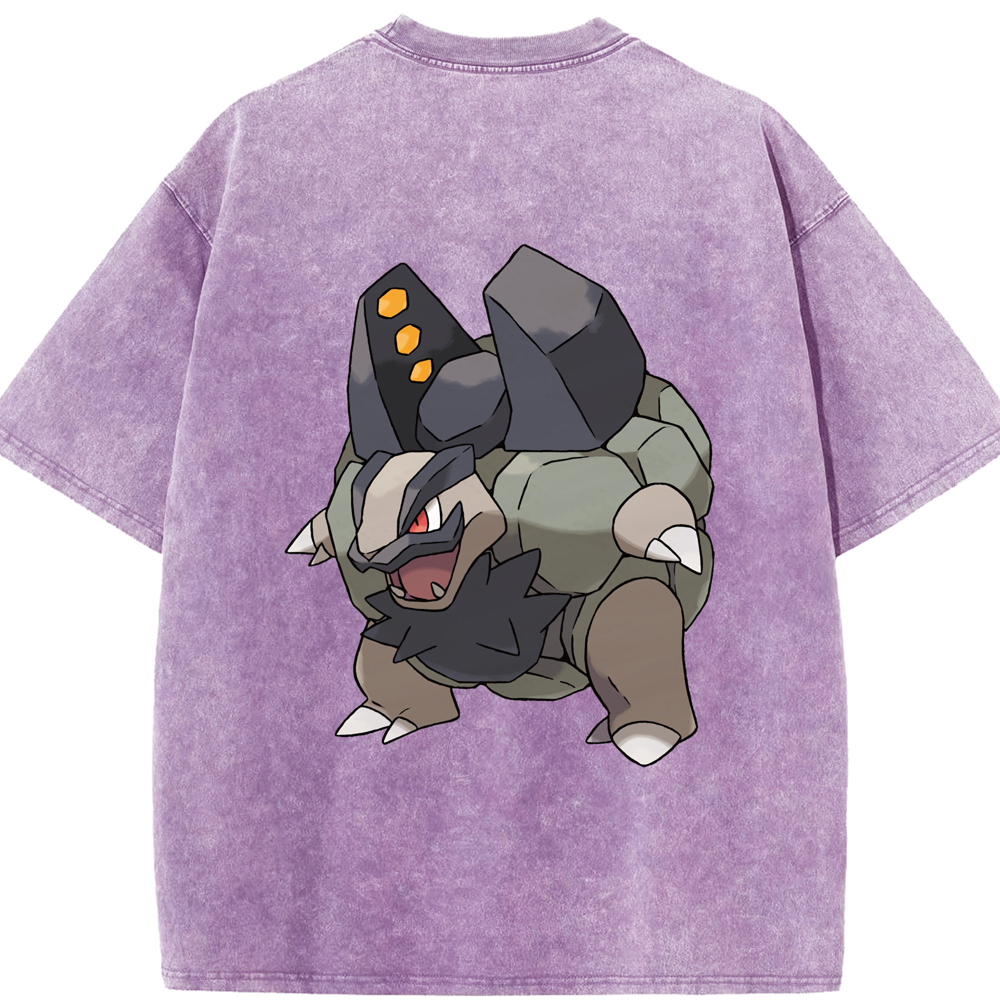 （画像用） ポケットモンスター Pokémon 綿100% ヴィンテージ風 半袖Tシャツ（背面プリント）