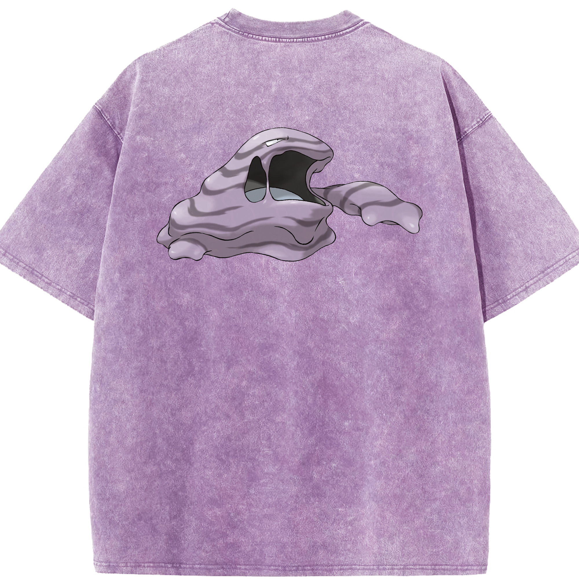 （画像用） ポケットモンスター Pokémon 綿100% ヴィンテージ風 半袖Tシャツ（背面プリント）