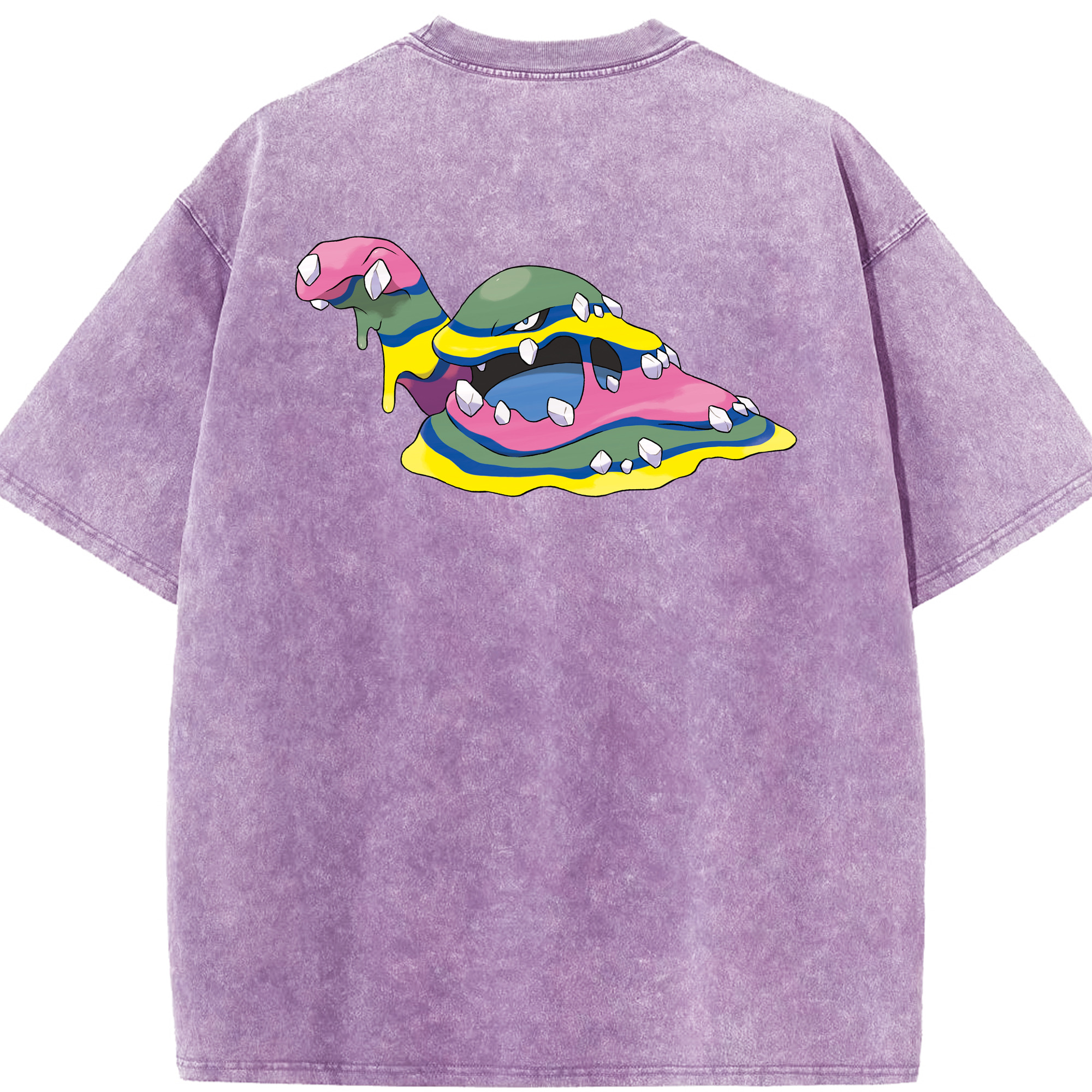 （画像用） ポケットモンスター Pokémon 綿100% ヴィンテージ風 半袖Tシャツ（背面プリント）