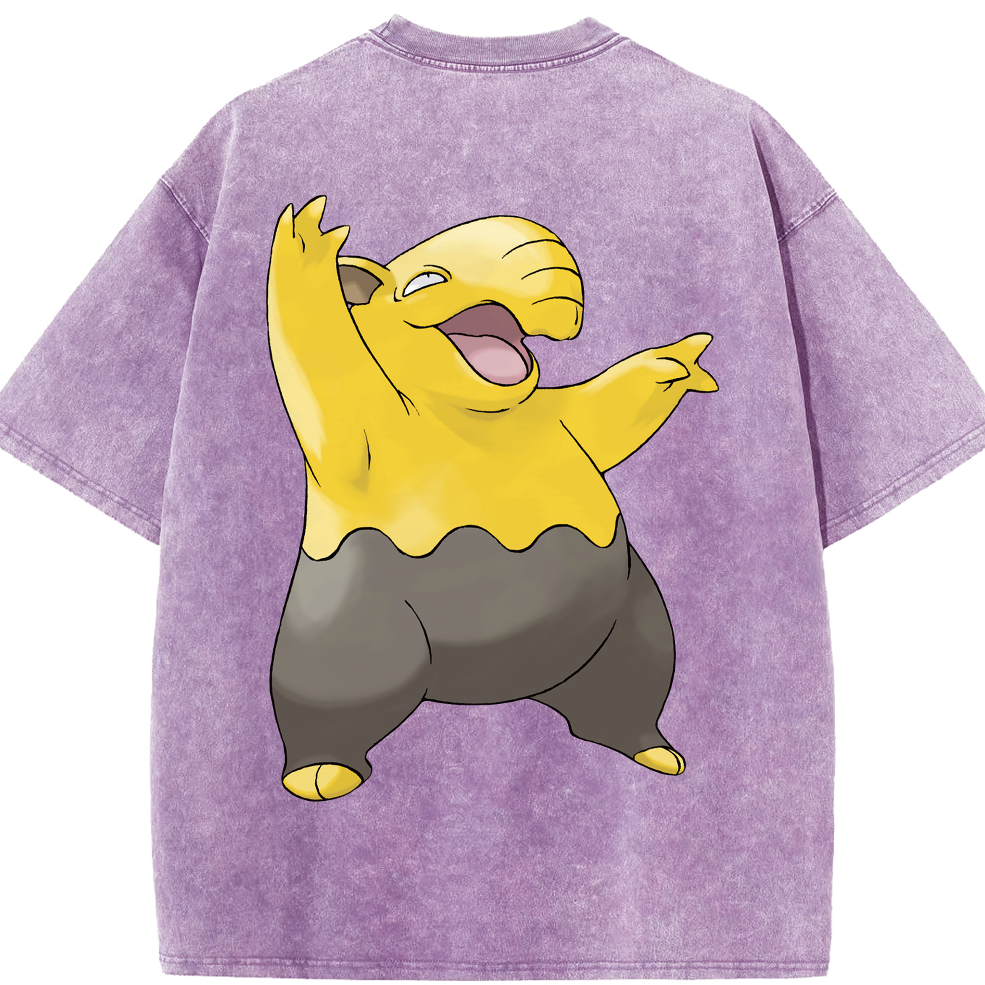 （画像用） ポケットモンスター Pokémon 綿100% ヴィンテージ風 半袖Tシャツ（背面プリント）