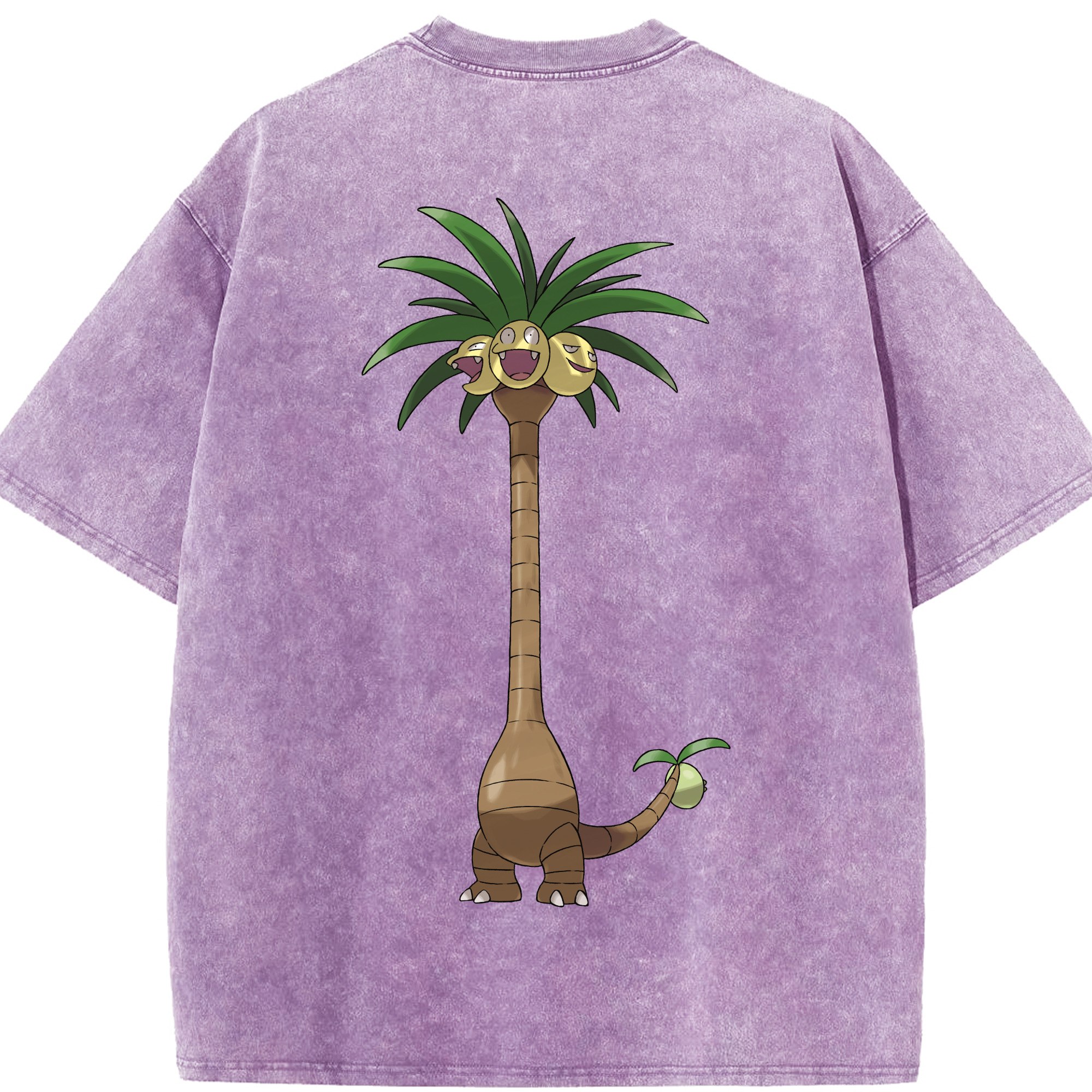 （画像用） ポケットモンスター Pokémon 綿100% ヴィンテージ風 半袖Tシャツ（背面プリント）