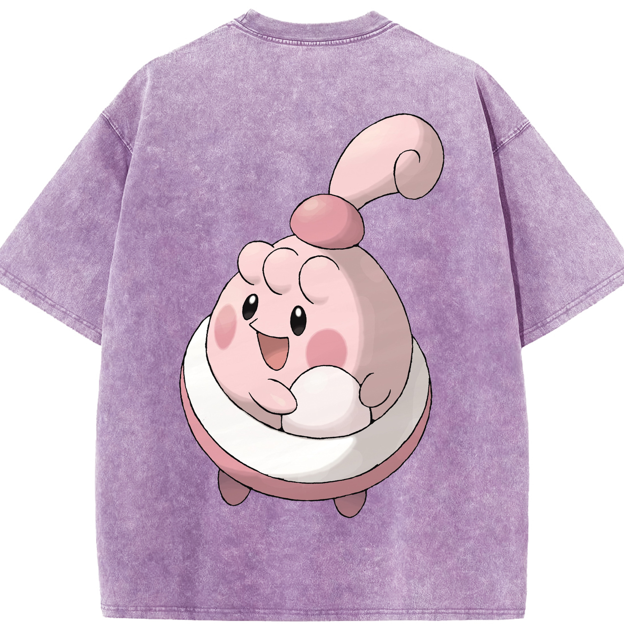 （画像用） ポケットモンスター Pokémon 綿100% ヴィンテージ風 半袖Tシャツ（背面プリント）