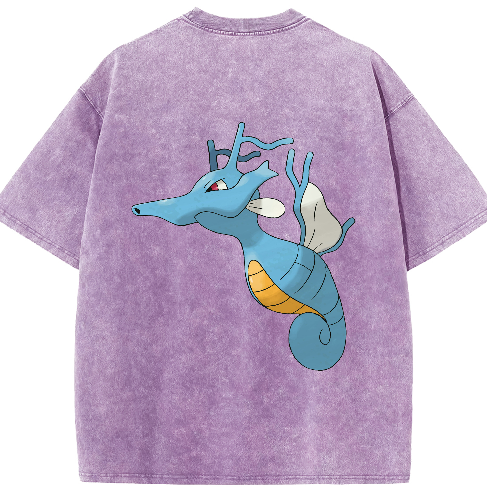 （画像用） ポケットモンスター Pokémon 綿100% ヴィンテージ風 半袖Tシャツ（背面プリント）