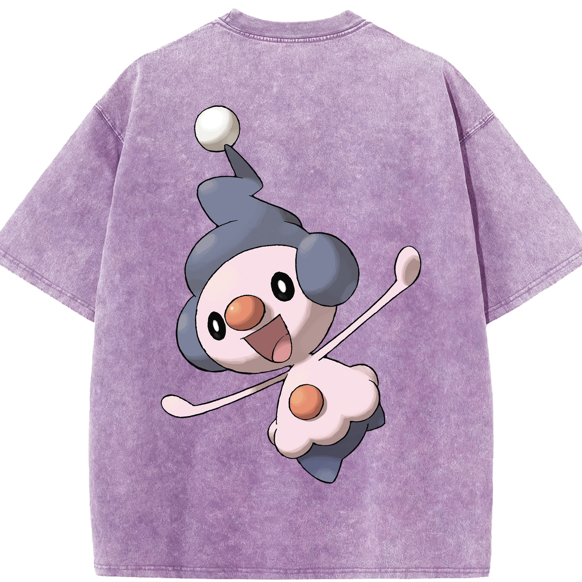 （画像用） ポケットモンスター Pokémon 綿100% ヴィンテージ風 半袖Tシャツ（背面プリント）
