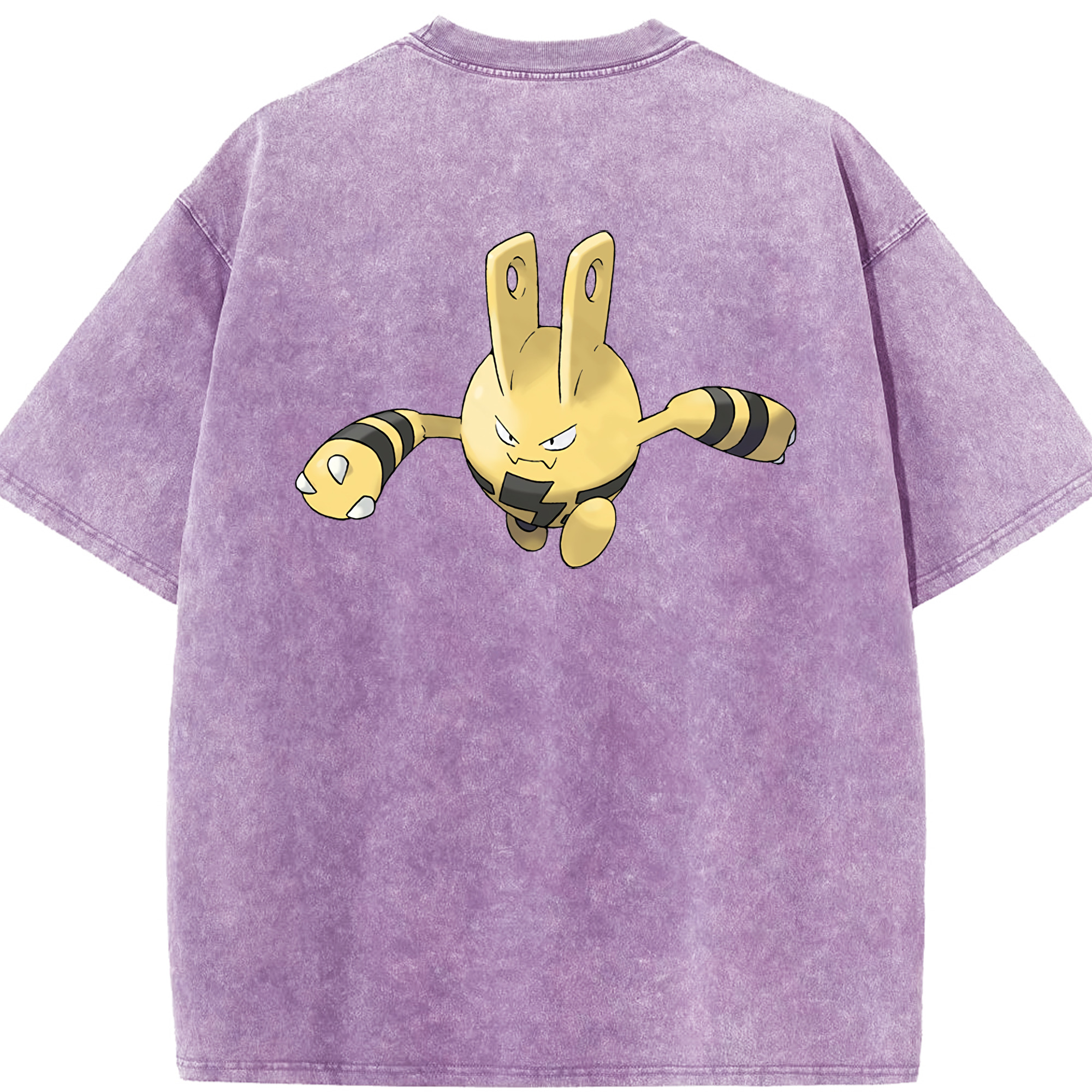 （画像用） ポケットモンスター Pokémon 綿100% ヴィンテージ風 半袖Tシャツ（背面プリント）