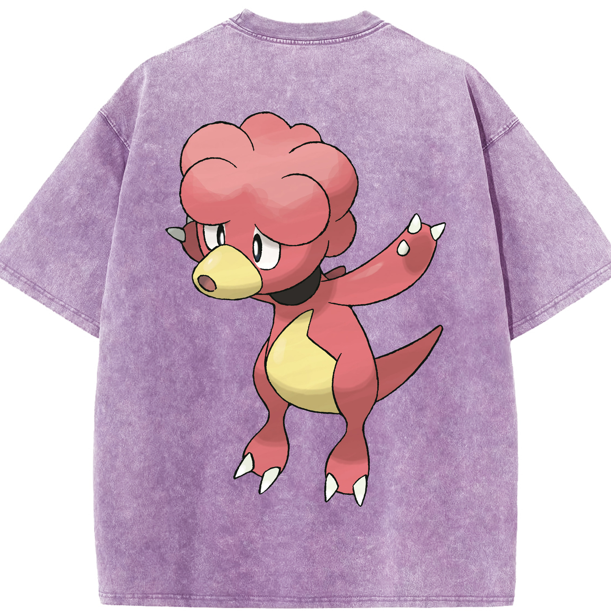 （画像用） ポケットモンスター Pokémon 綿100% ヴィンテージ風 半袖Tシャツ（背面プリント）