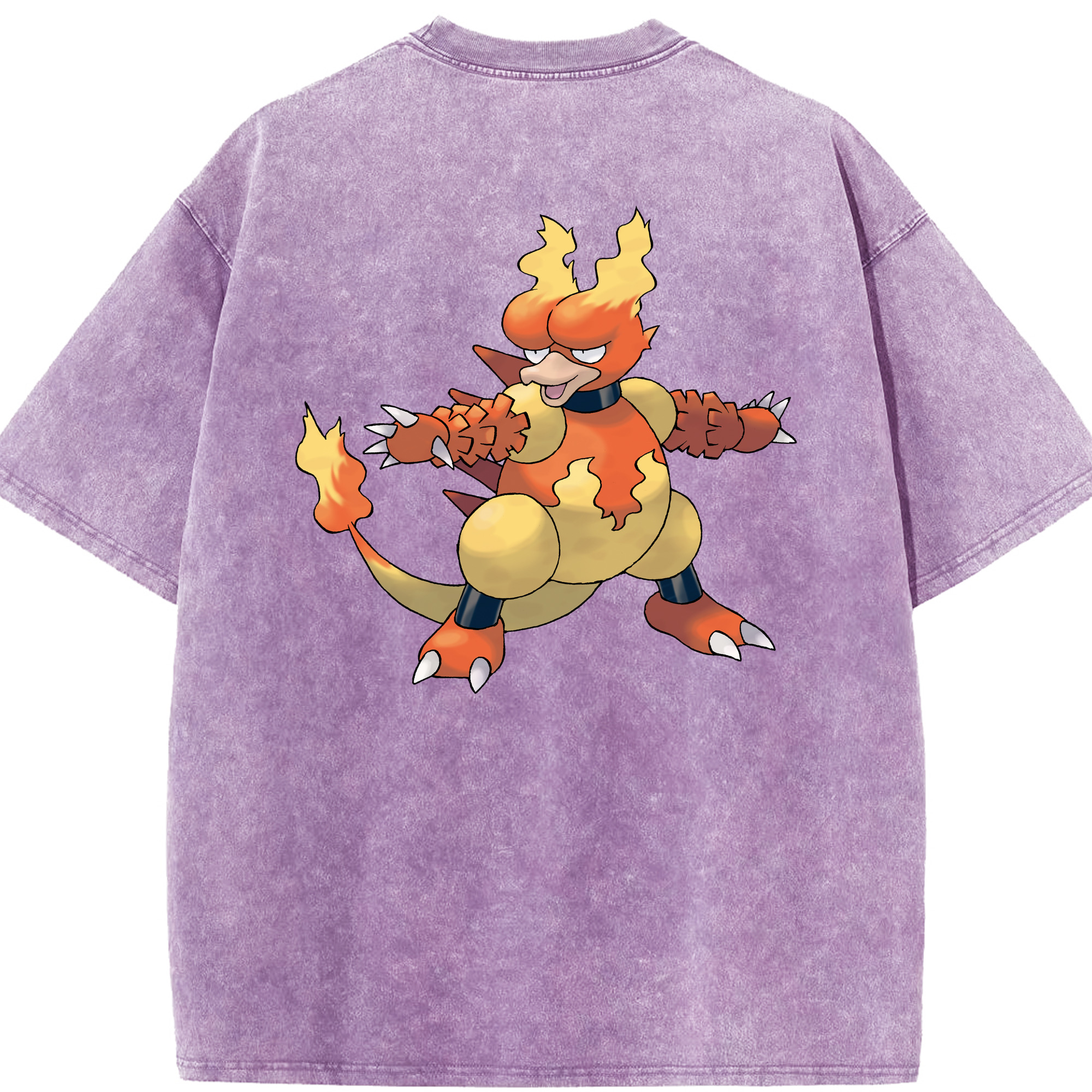 （画像用） ポケットモンスター Pokémon 綿100% ヴィンテージ風 半袖Tシャツ（背面プリント）