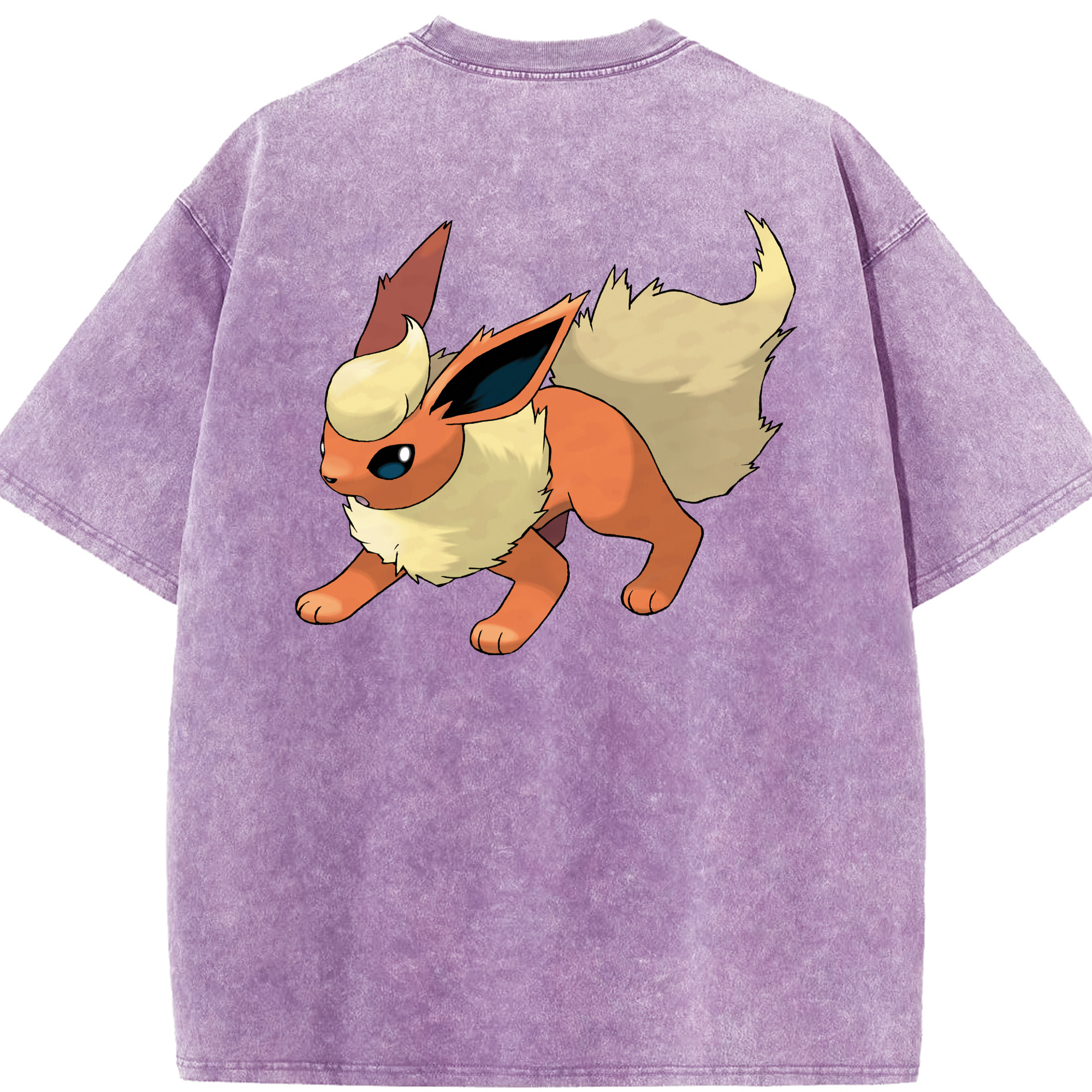（画像用） ポケットモンスター Pokémon 綿100% ヴィンテージ風 半袖Tシャツ（背面プリント）