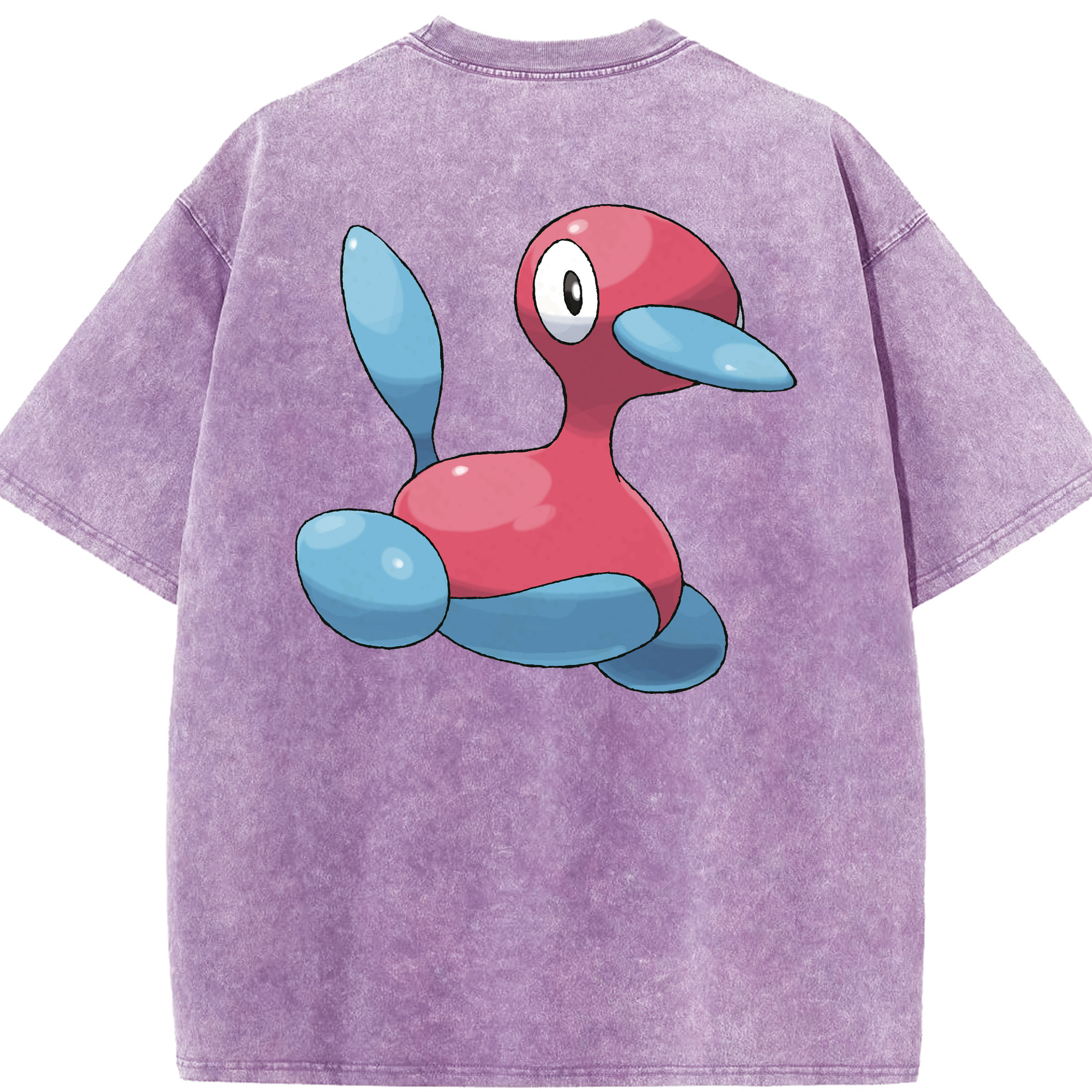 （画像用） ポケットモンスター Pokémon 綿100% ヴィンテージ風 半袖Tシャツ（背面プリント）