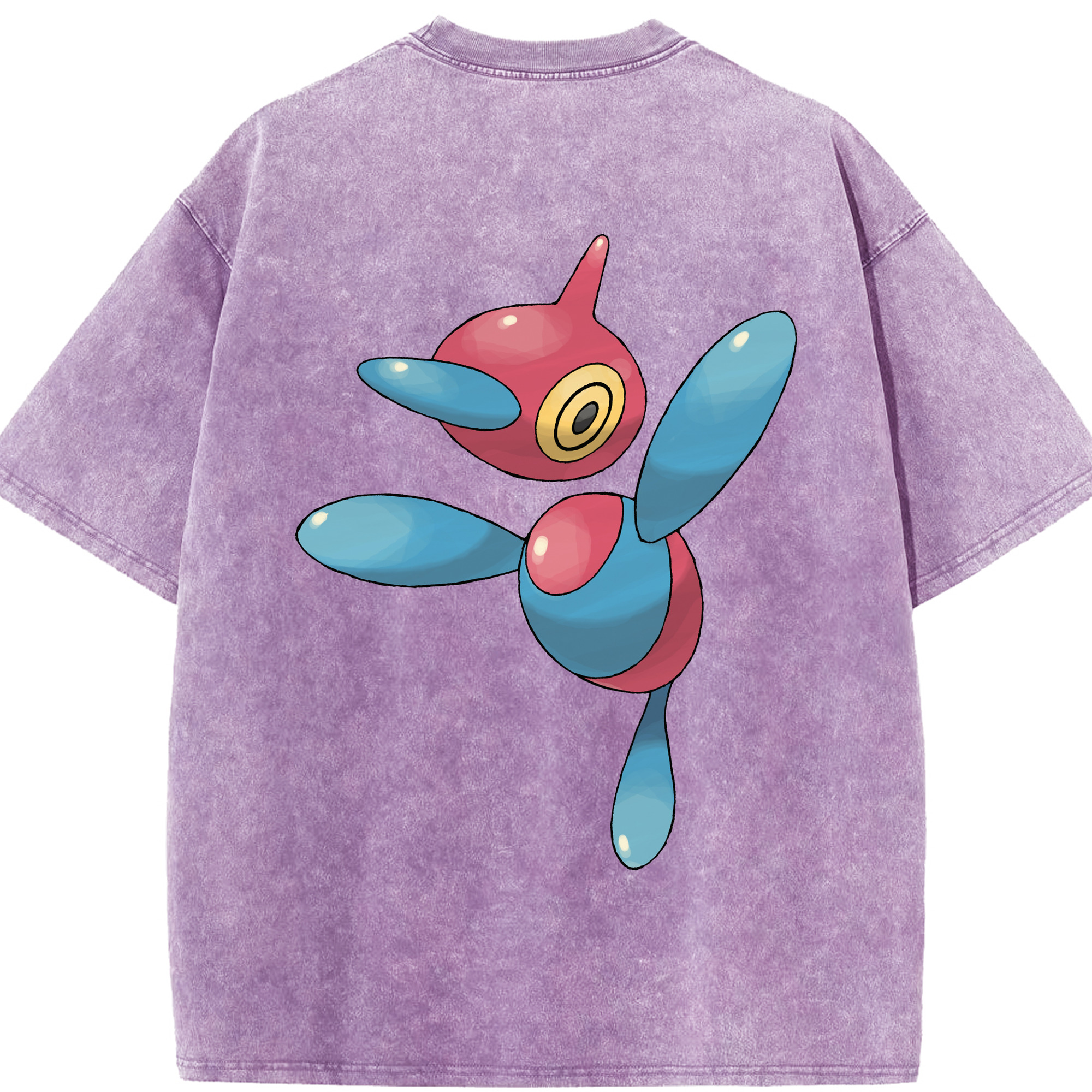 （画像用） ポケットモンスター Pokémon 綿100% ヴィンテージ風 半袖Tシャツ（背面プリント）