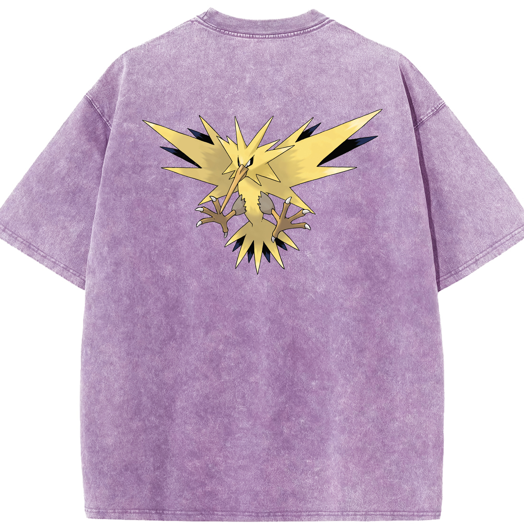 （画像用） ポケットモンスター Pokémon 綿100% ヴィンテージ風 半袖Tシャツ（背面プリント）