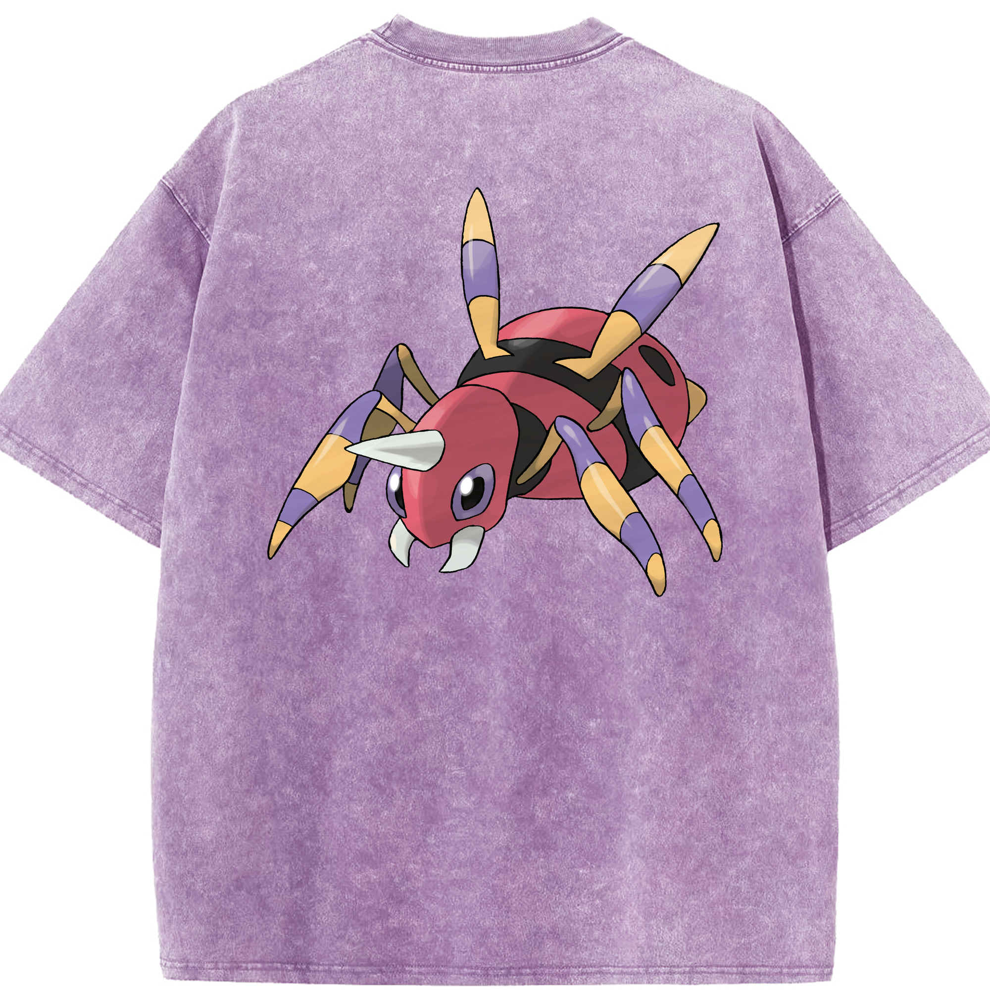 （画像用） ポケットモンスター Pokémon 綿100% ヴィンテージ風 半袖Tシャツ（背面プリント）