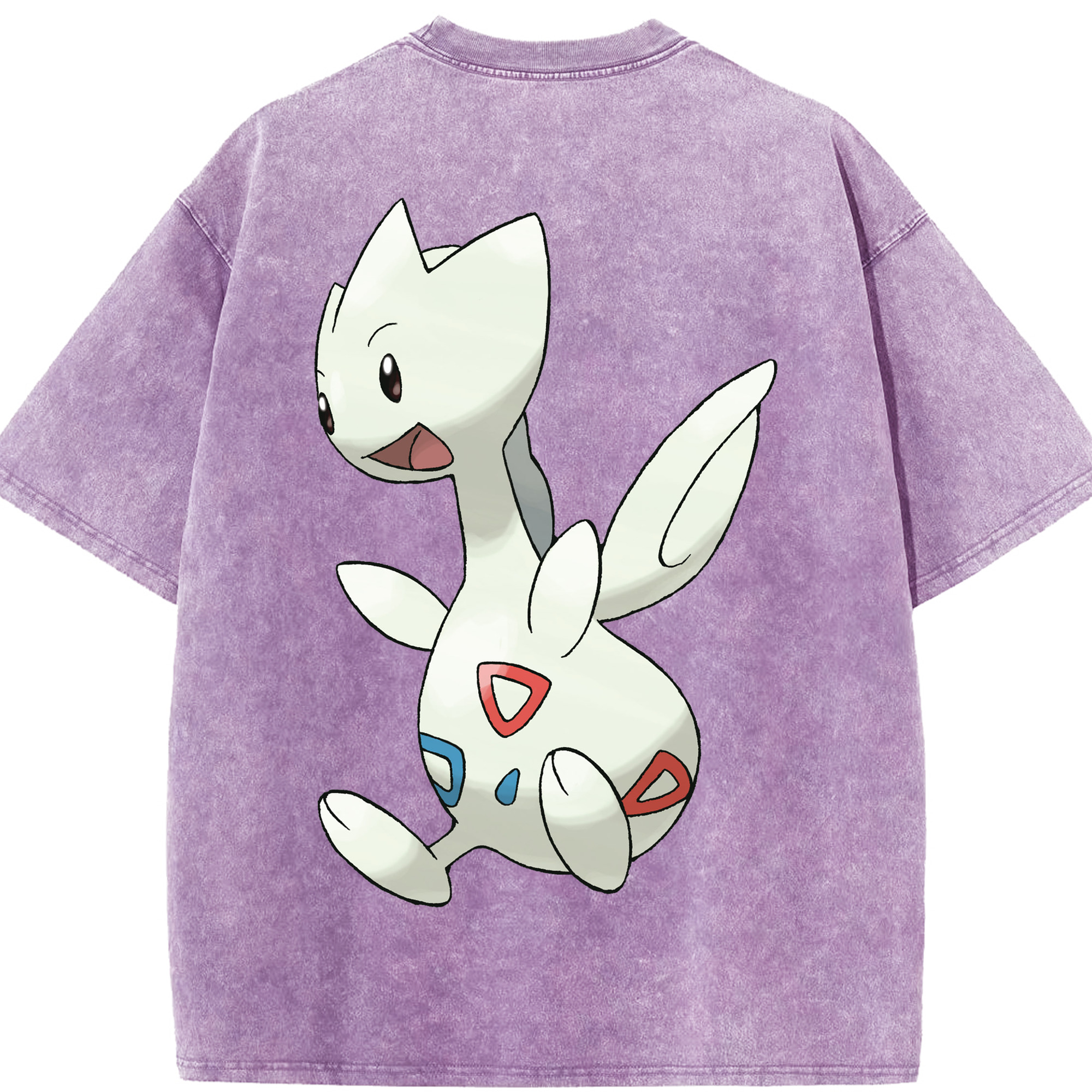（画像用） ポケットモンスター Pokémon 綿100% ヴィンテージ風 半袖Tシャツ（背面プリント）